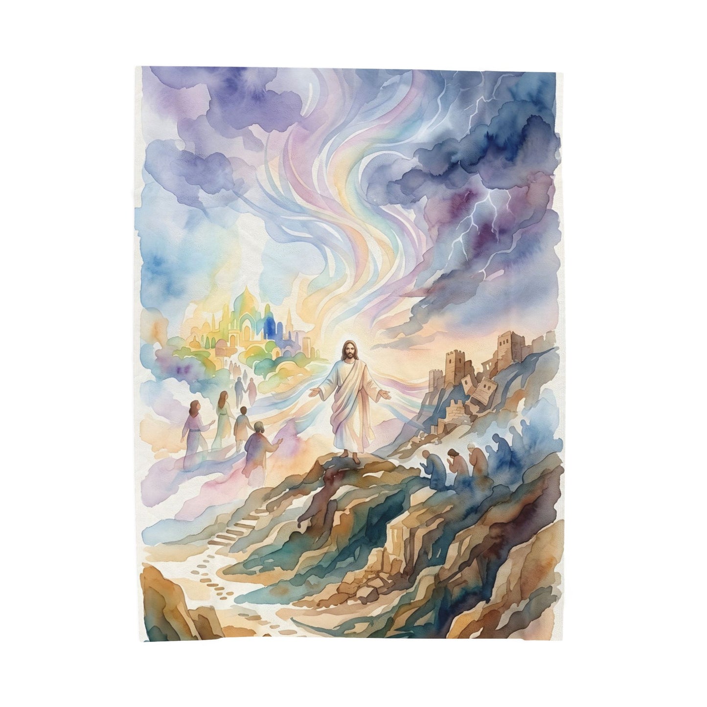 “Pride's Downfall - Obadiah's Prophecy” - Plush Blanket