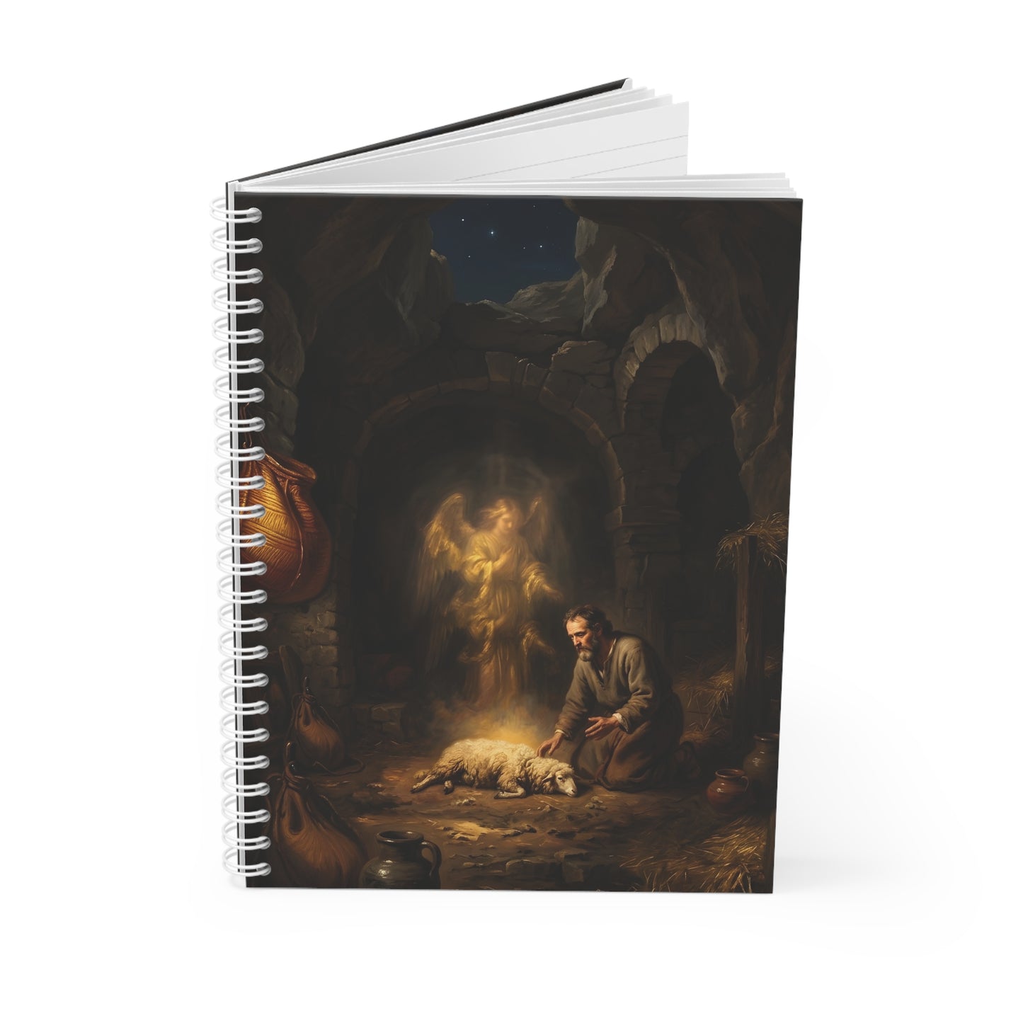 “Gideon's Fleece - Seeking Confirmation from God” - Spiral Notebook