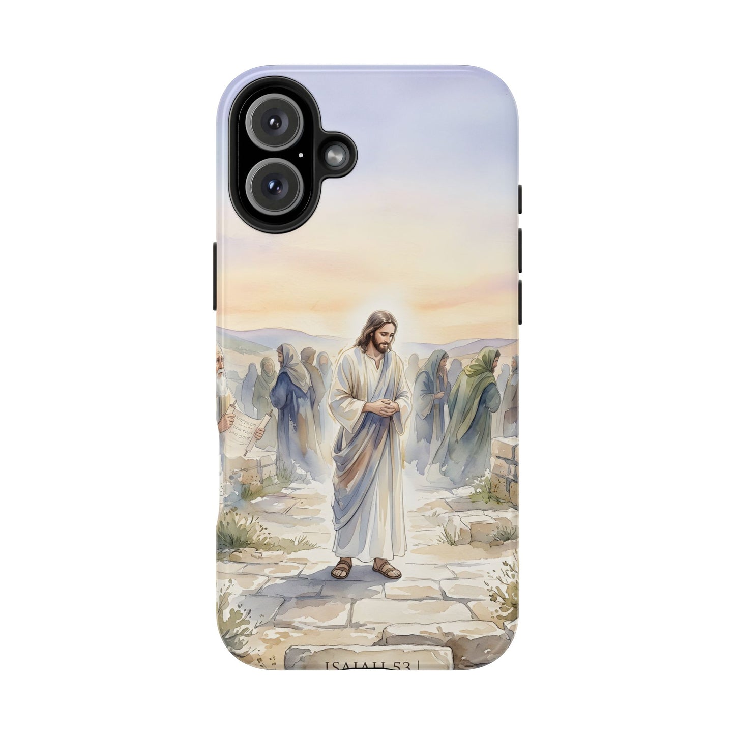 Isaiah prophesying the suffering servant - Phone Case