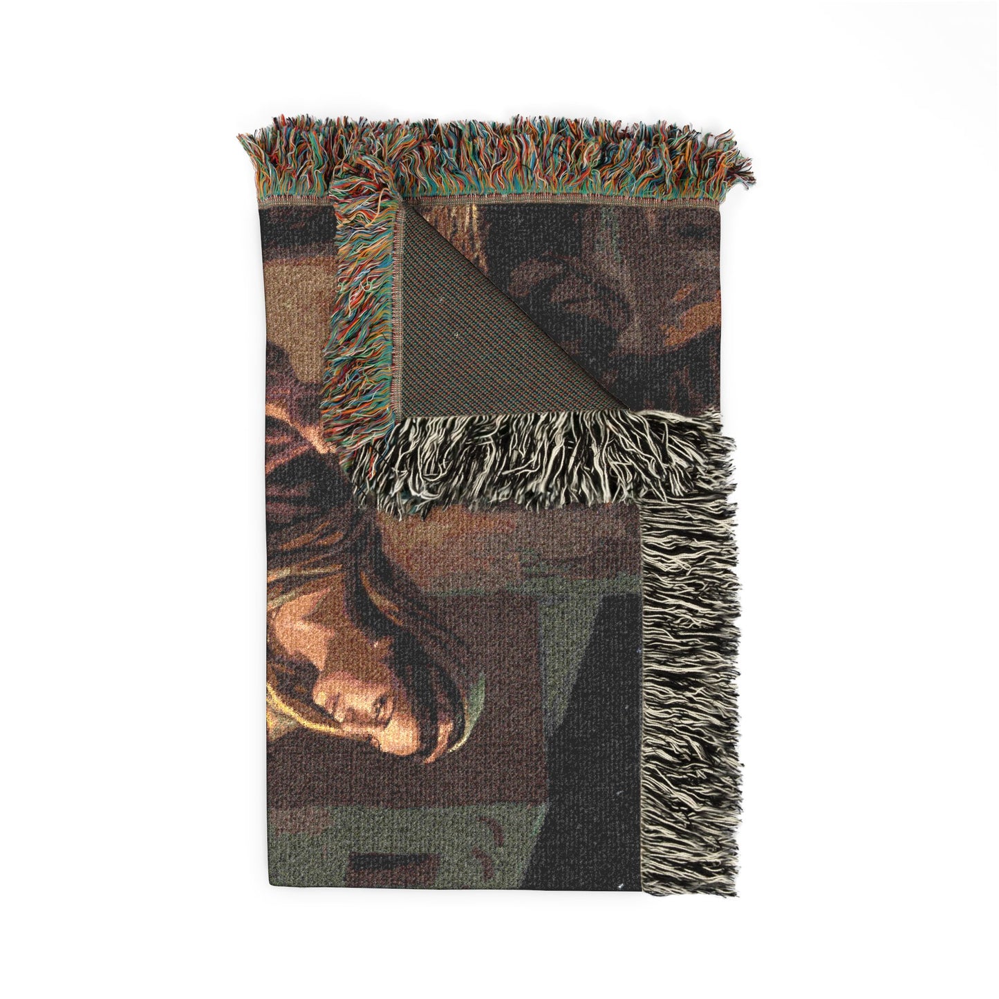 “Scarlet Cord - Rahab and the Spies” - Woven Blanket