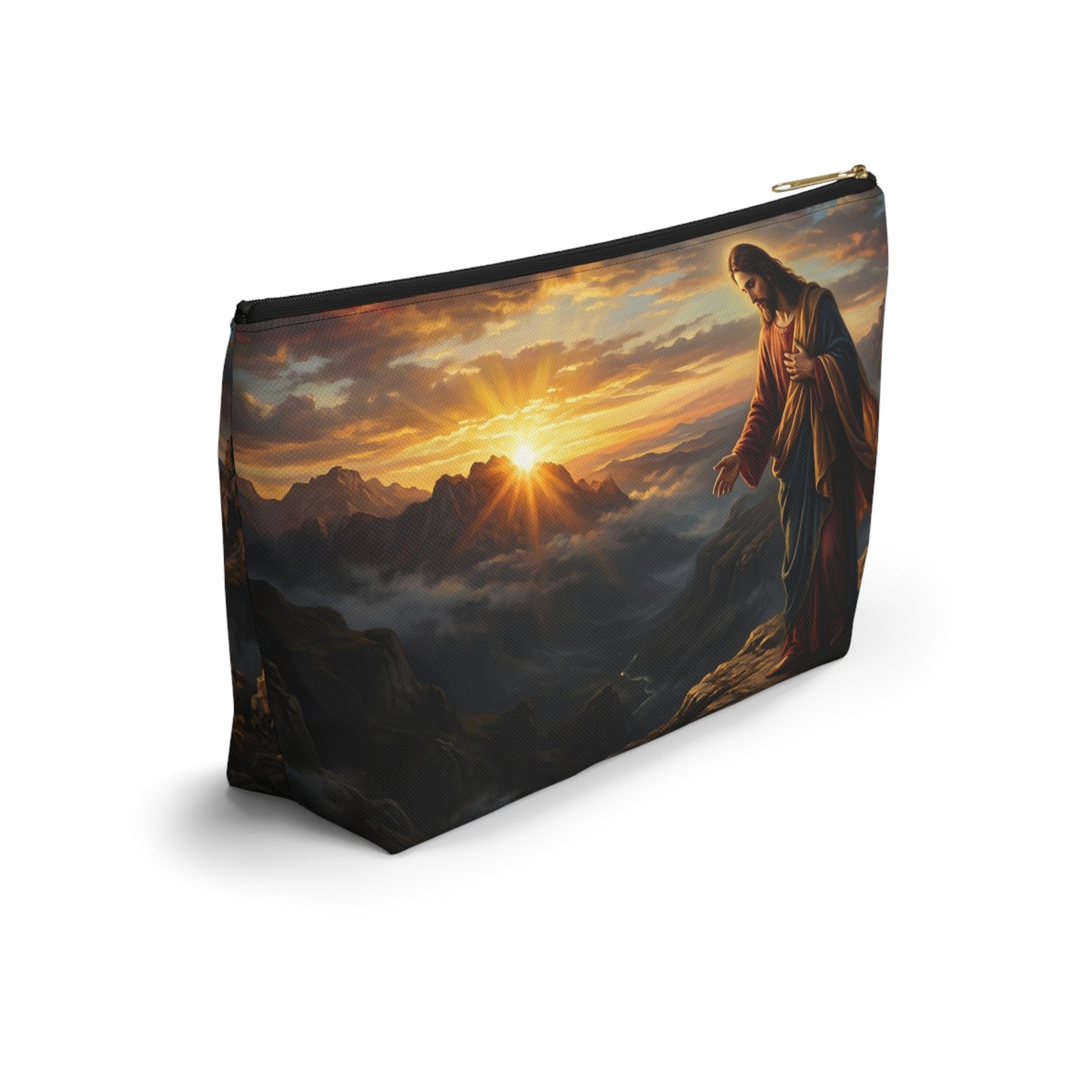 “Joy Comes in the Morning - Sunrise Over Dark Valley” - Accessory Pouch