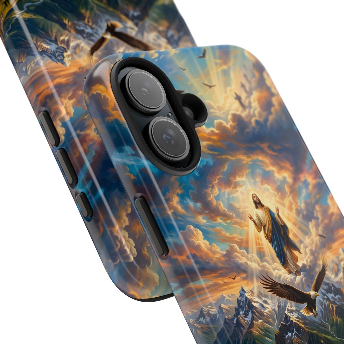 “Soaring Like Eagles - Hope in the Lord Over Mountains” - Phone Case