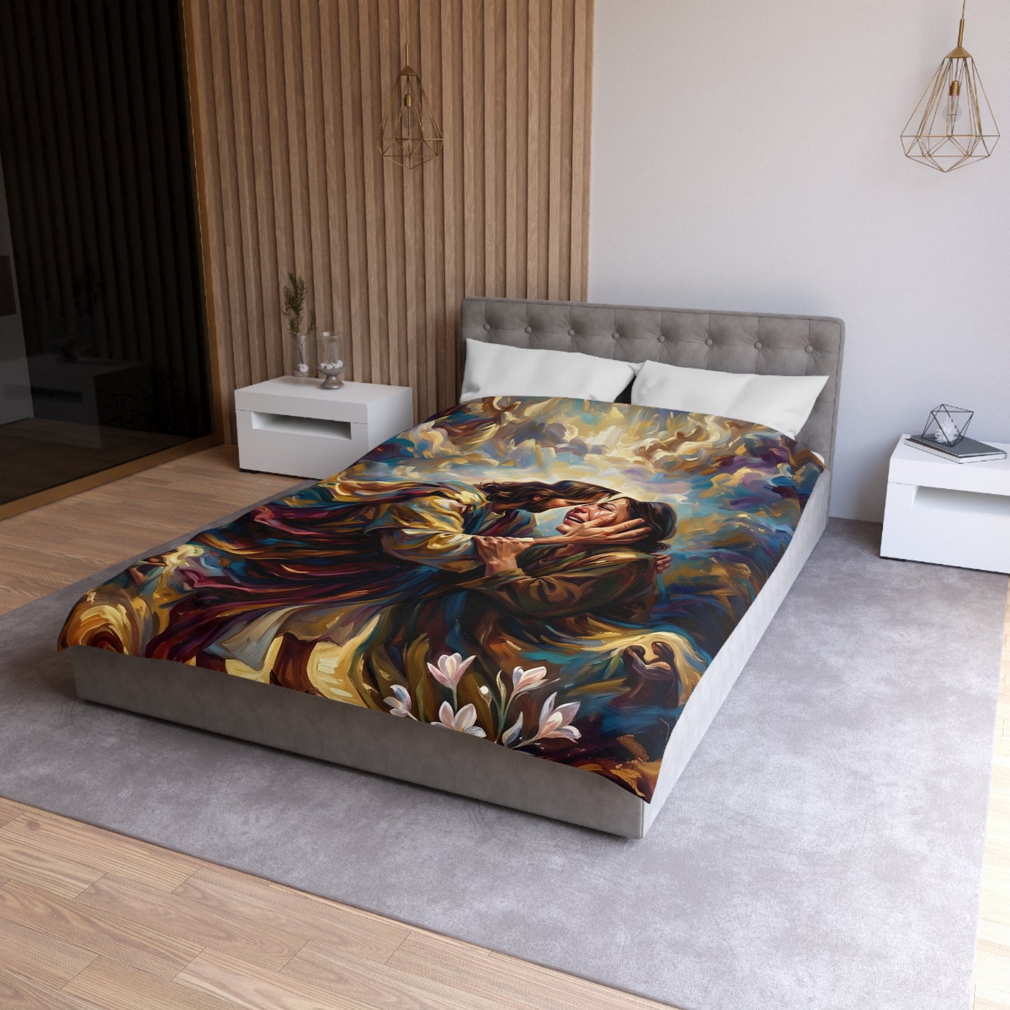 “No More Tears - God's Eternal Comfort” - Duvet Cover
