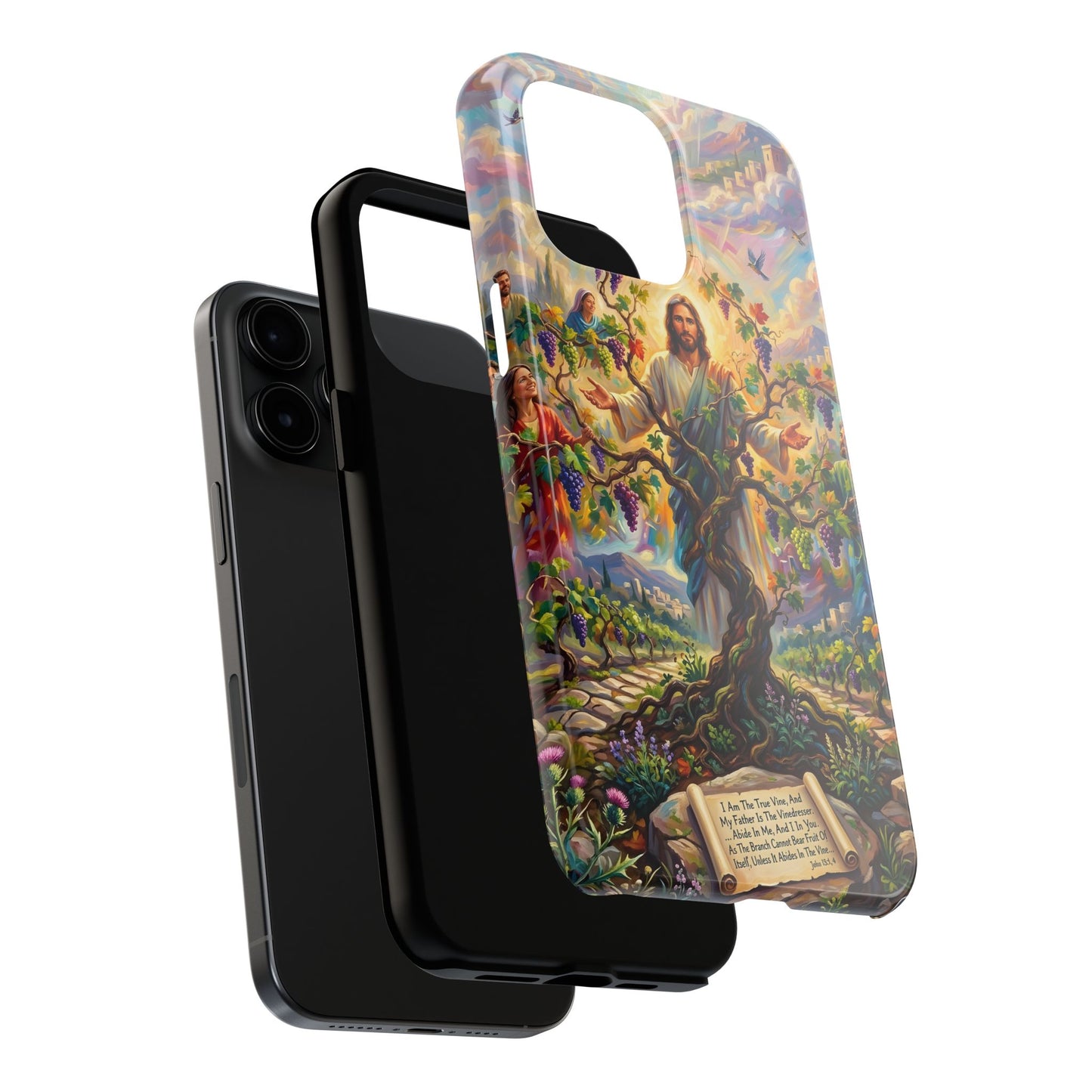 “I Am the True Vine - Abide in My Love” - Phone Case