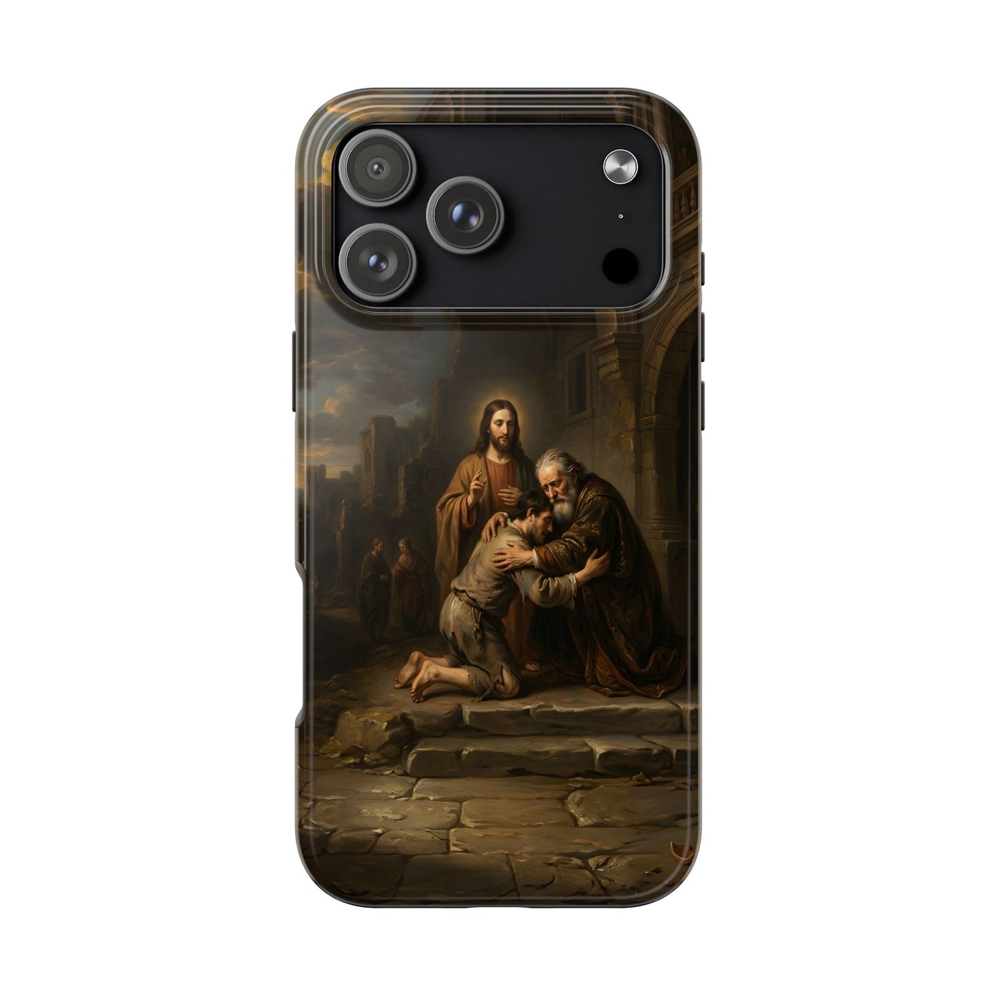 The prodigal son running toward his father - Phone Case