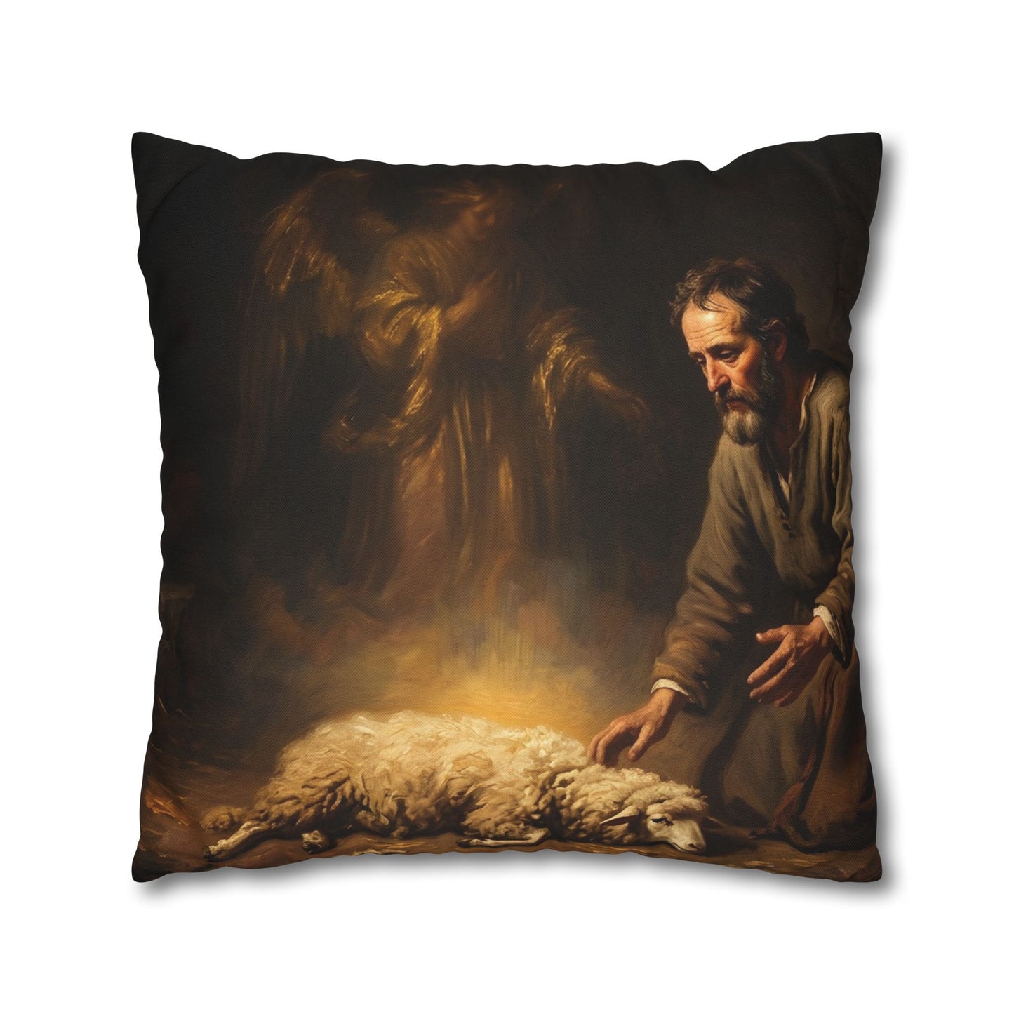 “Gideon's Fleece - Seeking Confirmation from God” - Pillowcase