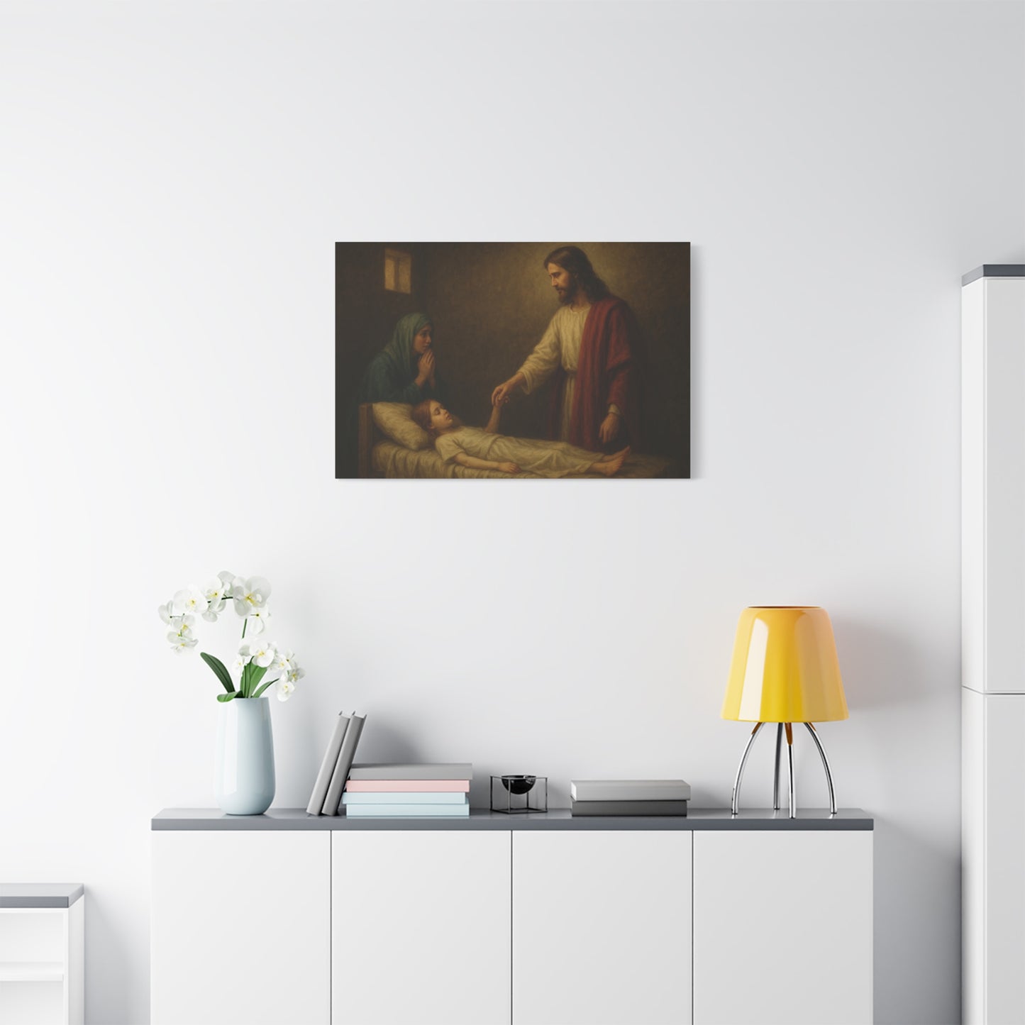 “Talitha Cumi – Jesus Raises the Ruler’s Daughter” - Canvas Art