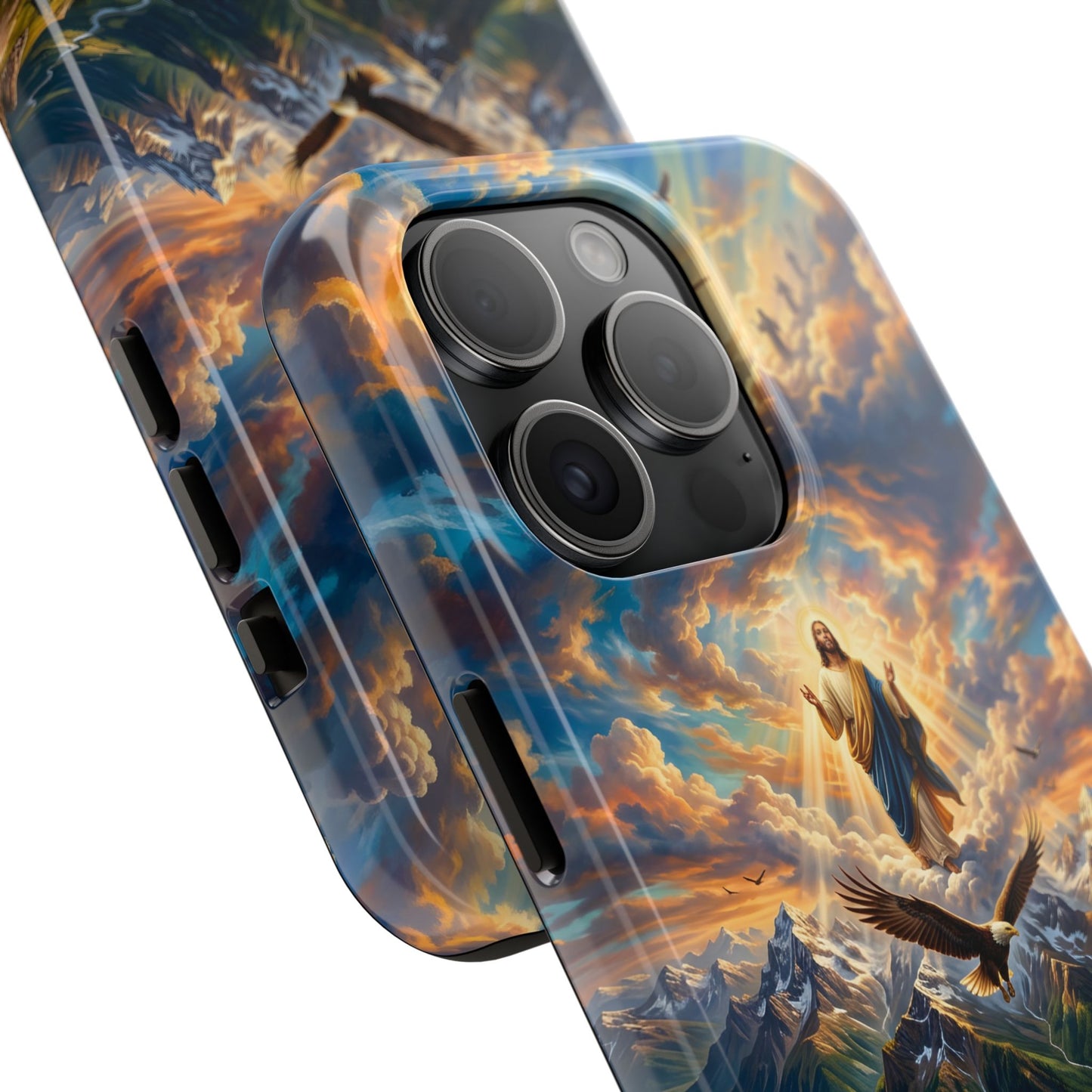“Soaring Like Eagles - Hope in the Lord Over Mountains” - Phone Case