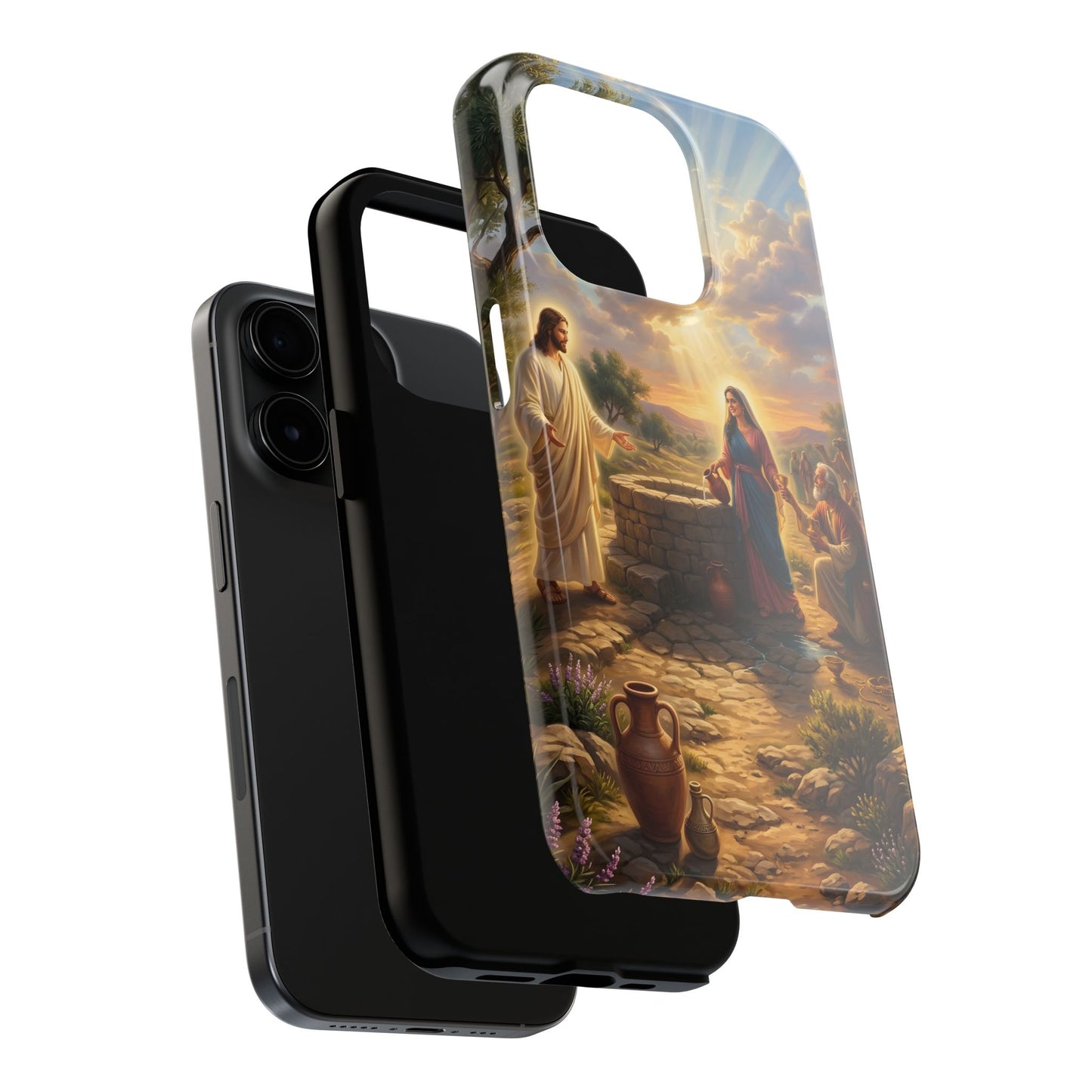 “Providence Unveiled - Rebekah at the Well” - Phone Case