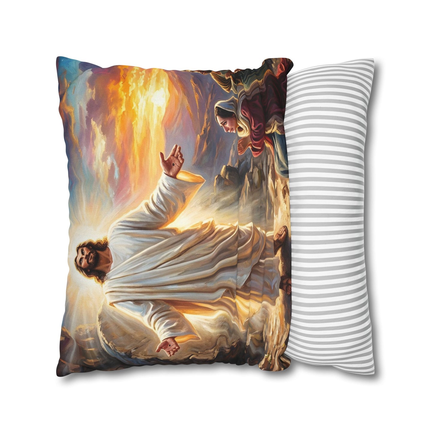 “He Is Risen - The Empty Tomb at Dawn” - Pillowcase
