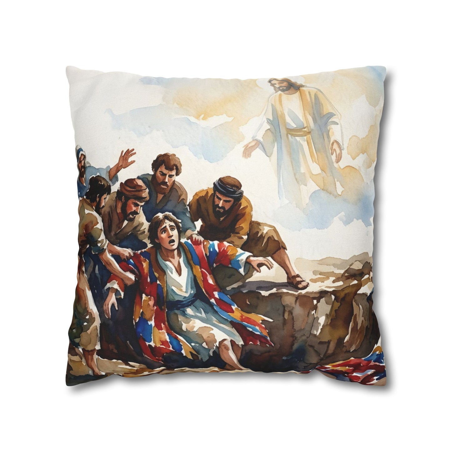 “Betrayal and Providence - Joseph in the Pit” - Pillowcase