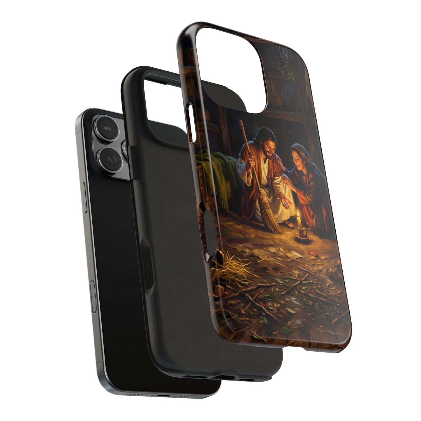 “Lost and Found - The Sweeping Woman of Luke 15” - Phone Case