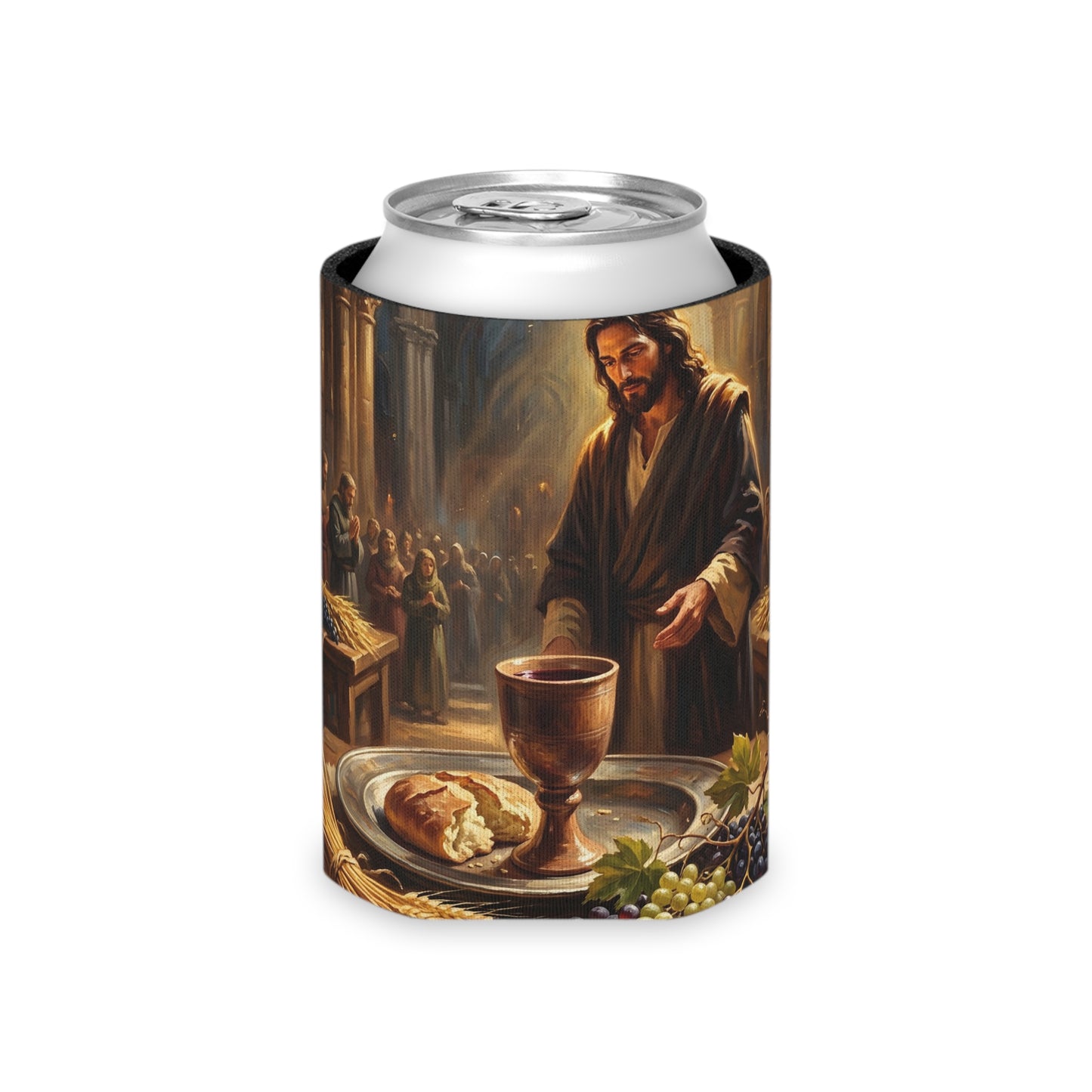 “The Harvest of Faith - Communion Still Life” - Can Cooler
