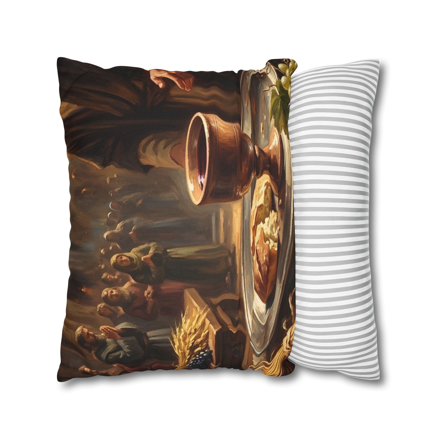 “The Harvest of Faith - Communion Still Life” - Pillowcase