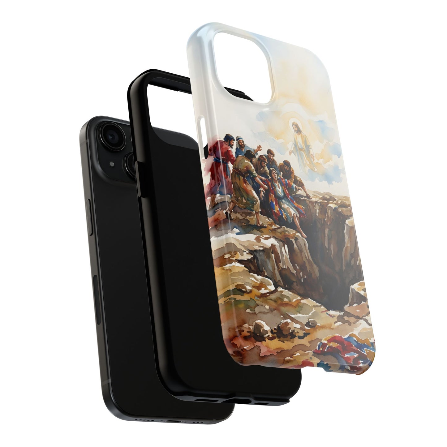 “Betrayal and Providence - Joseph in the Pit” - Phone Case
