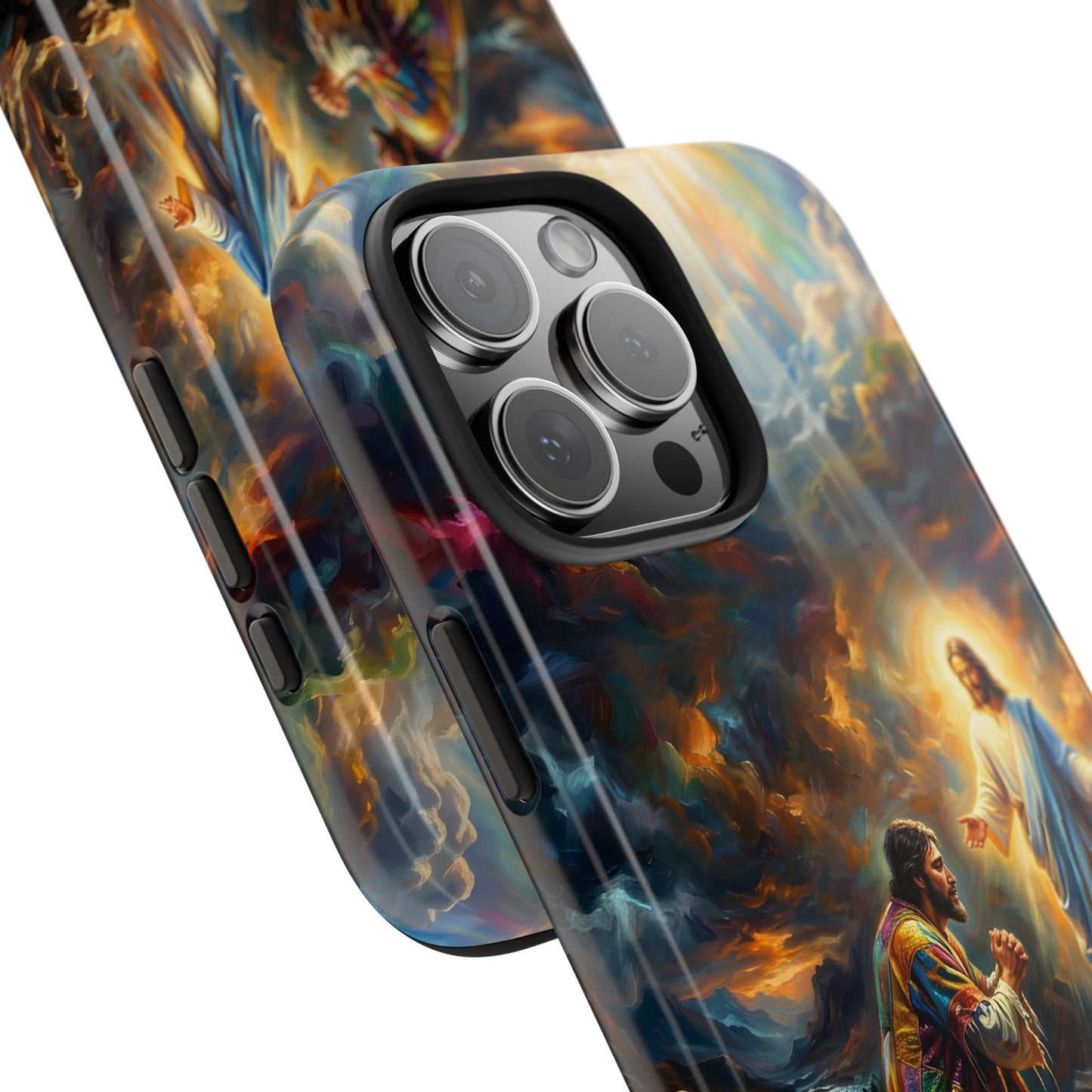 “Coat of Many Colors - Joseph's Enduring Faith” - Phone Case