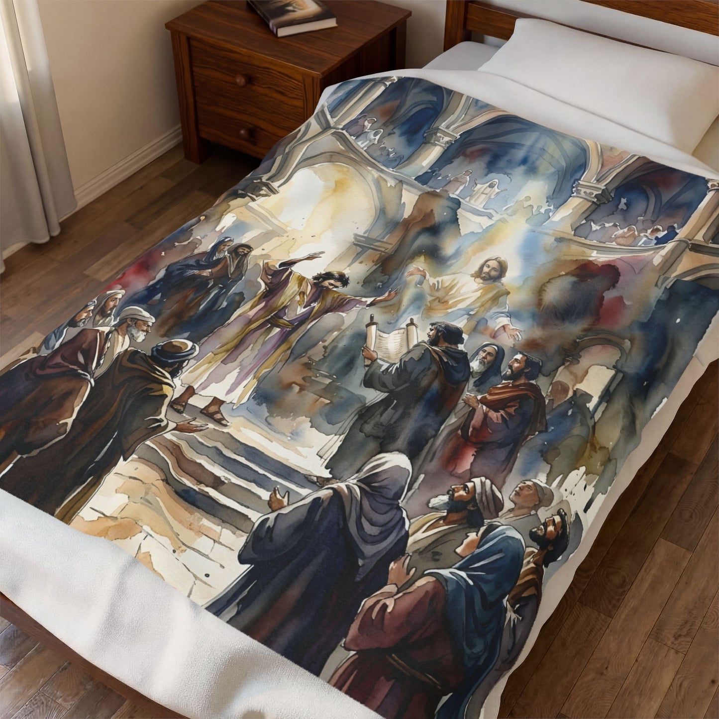 “Hearts Unveiled - Josiah's Repentance” - Plush Blanket