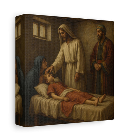 “The Healing Word – Jesus Restores the Nobleman’s Son” - Canvas Art