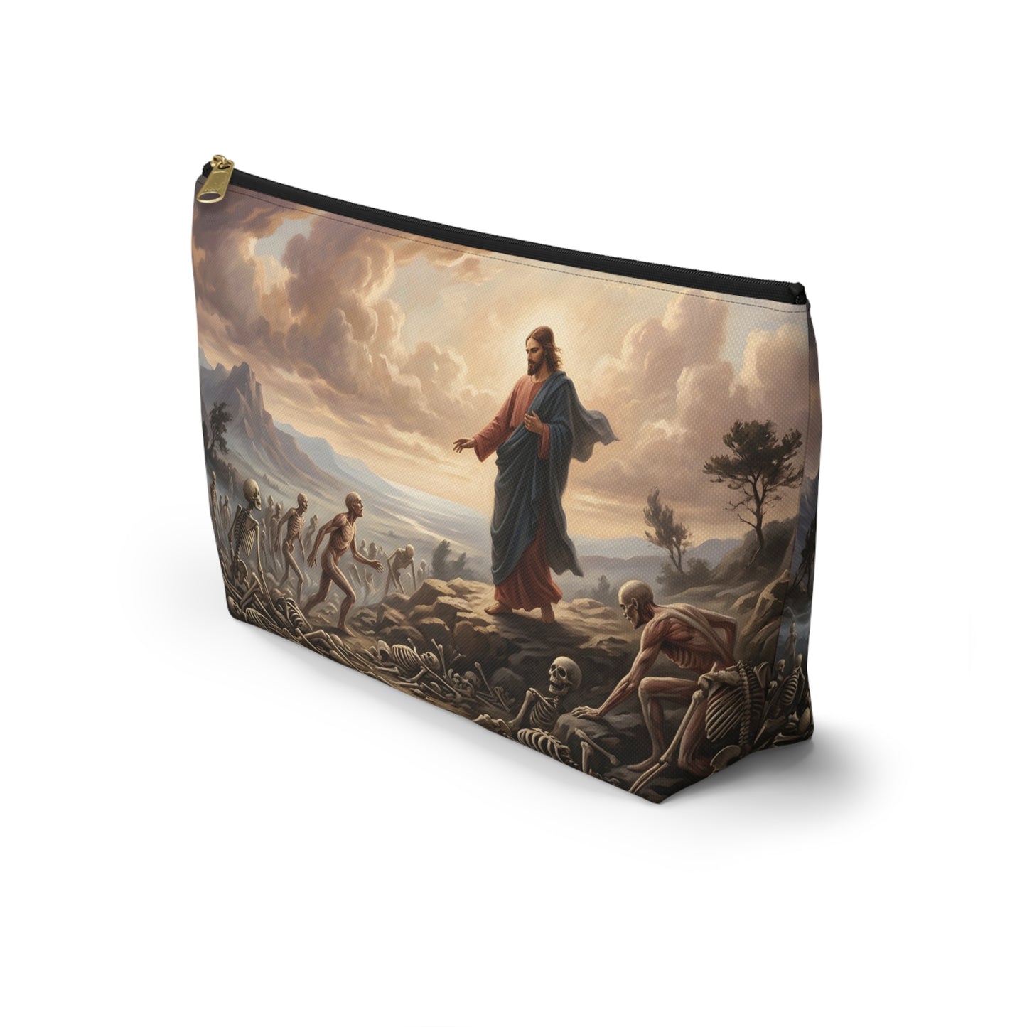 “Valley of Dry Bones - Ezekiel 37 Resurrection” - Accessory Pouch