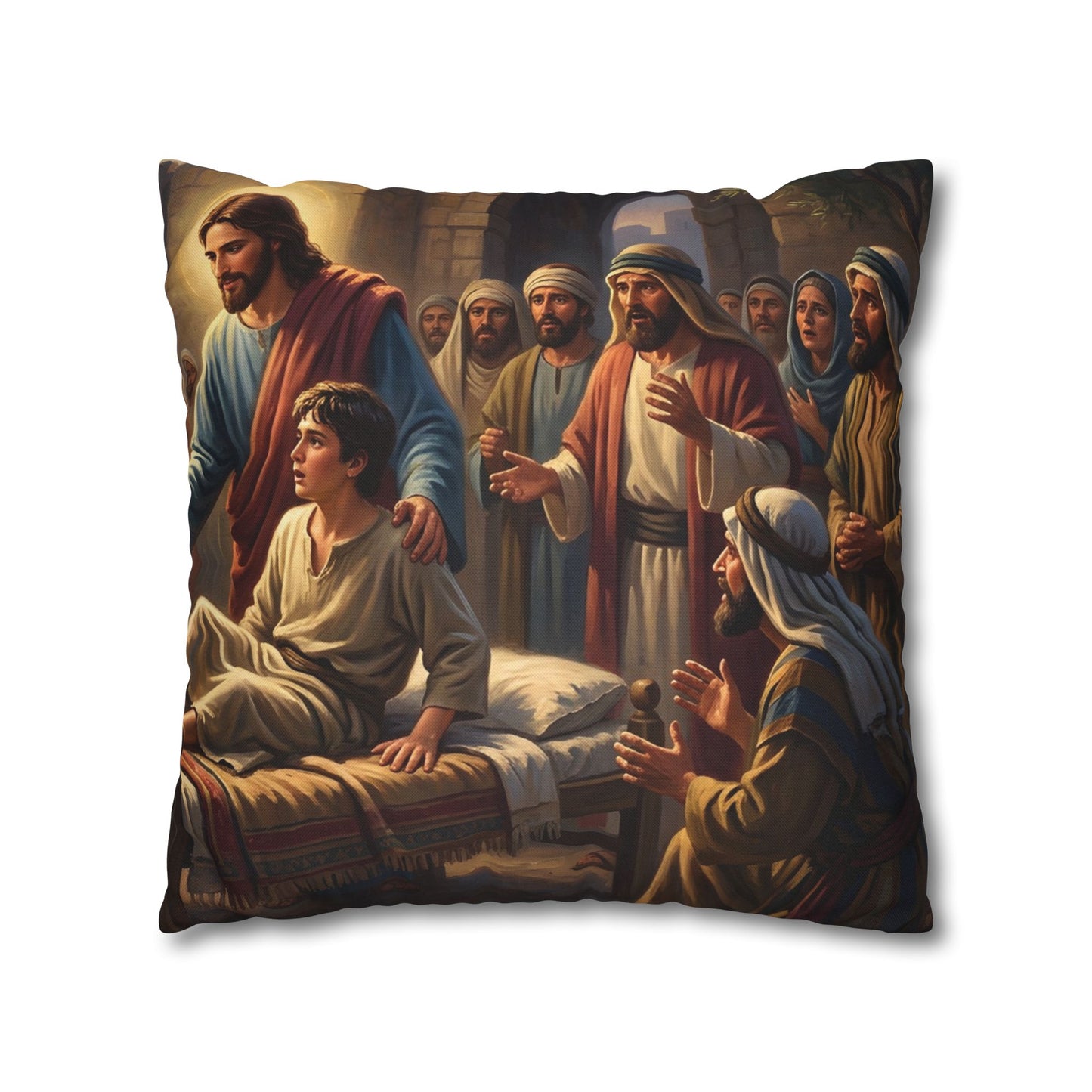 “Arise, Young Man - Resurrection at Nain” - Pillowcase