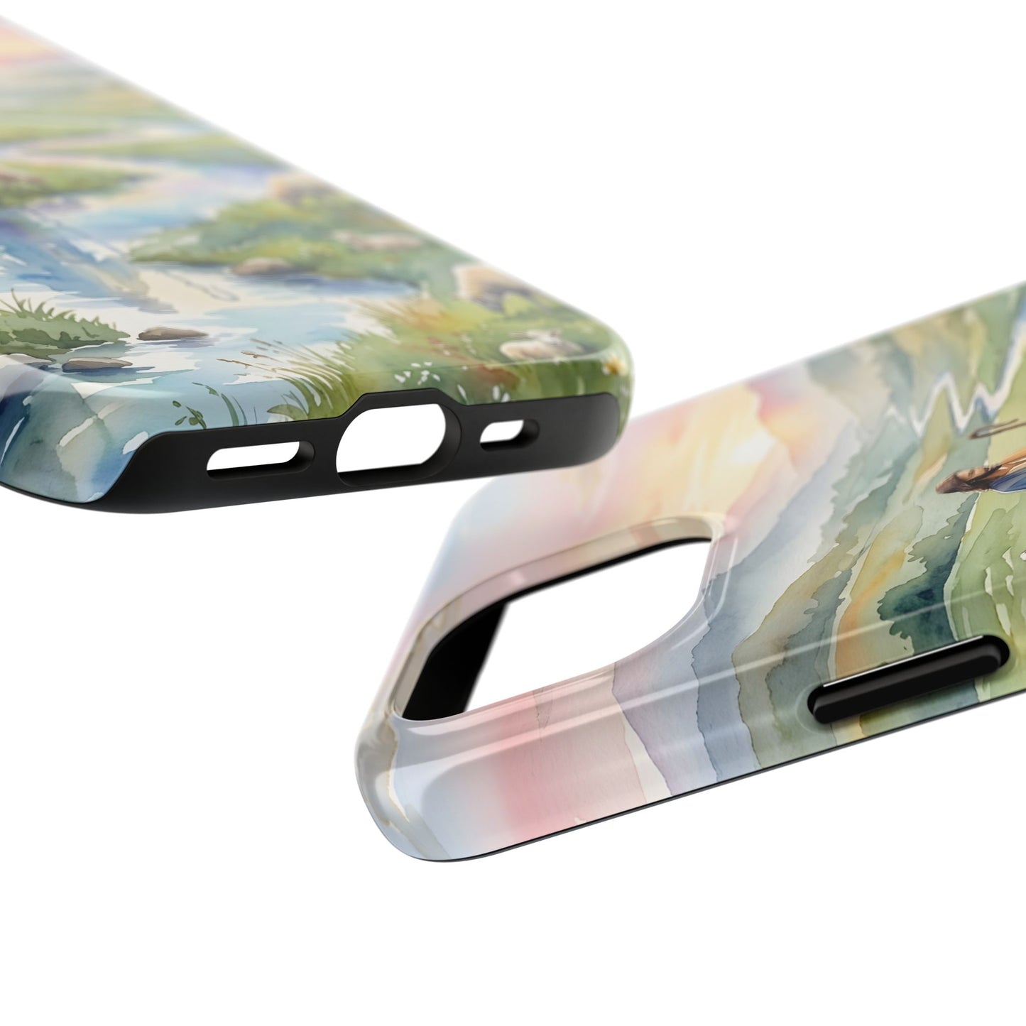 “Still Waters - Shepherd Leads His Flock” - Phone Case