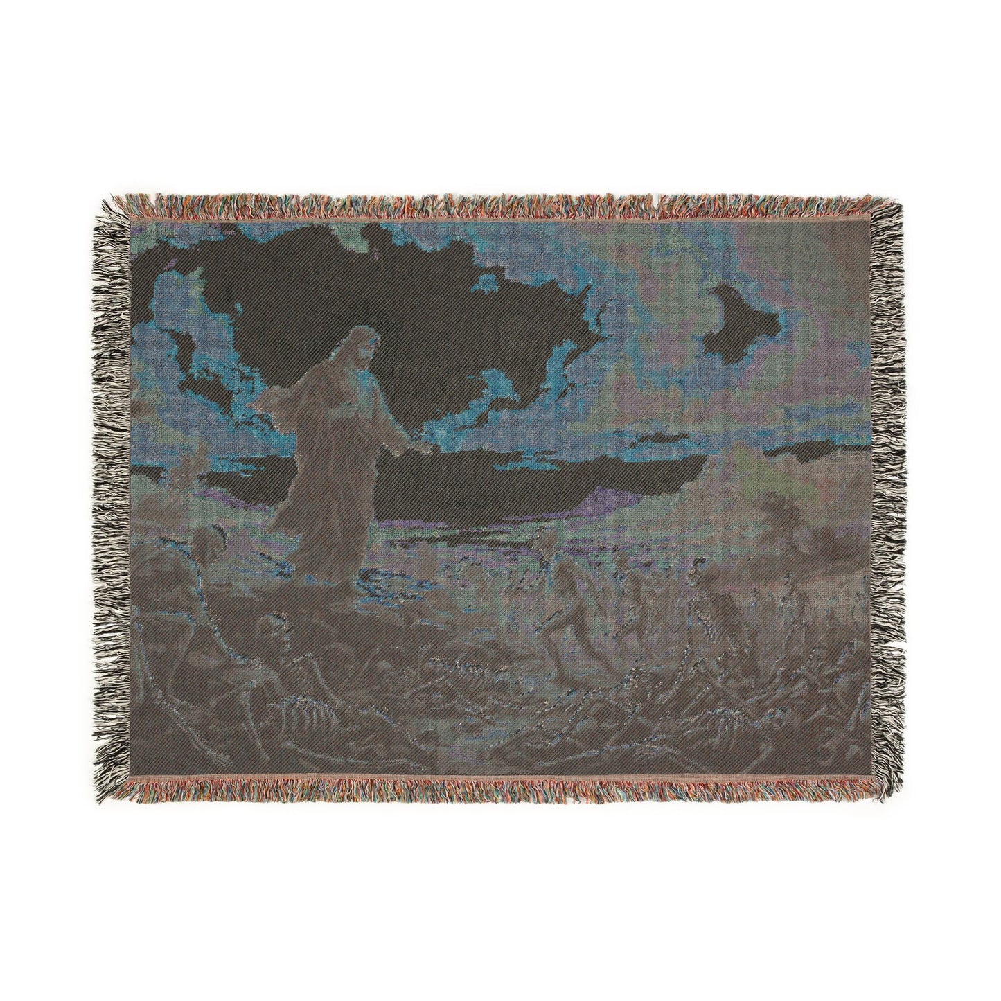 “Valley of Dry Bones - Ezekiel 37 Resurrection” - Woven Blanket
