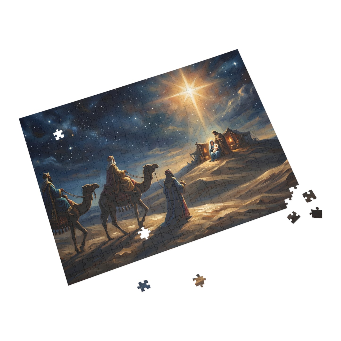 “Journey to the King - Wise Men Seek the Christ Child” - Jigsaw Puzzle
