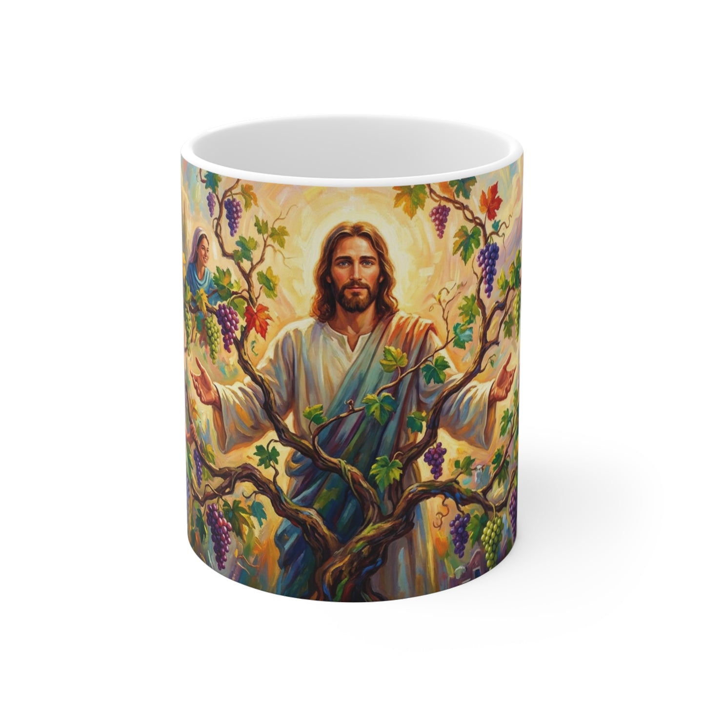 “I Am the True Vine - Abide in My Love” - Coffee Mug