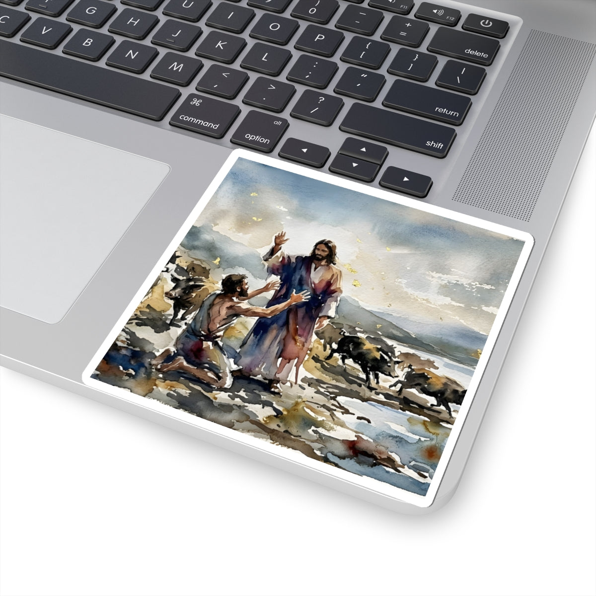 “Unchained - Jesus and the Demoniac” - Sticker