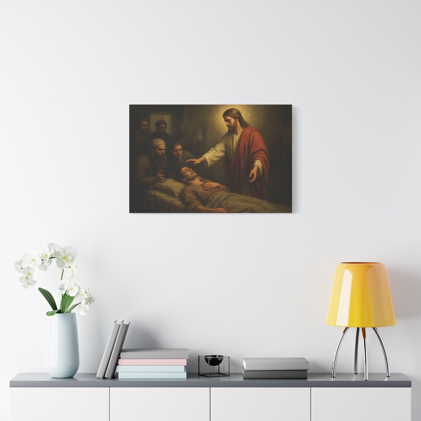“Rise and Walk – Jesus Heals the Paralyzed Man” - Canvas Art