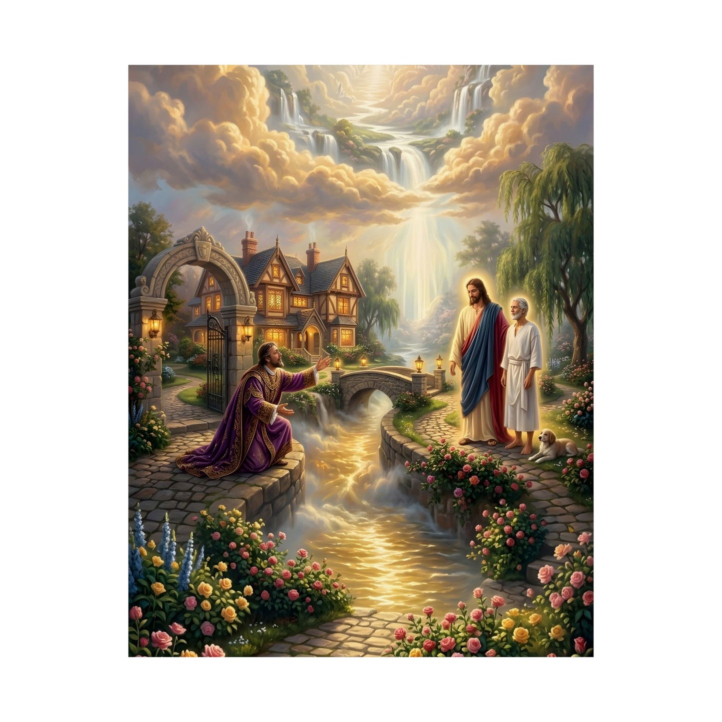 “The Great Reversal - Lazarus at the Rich Man’s Gate” - Poster