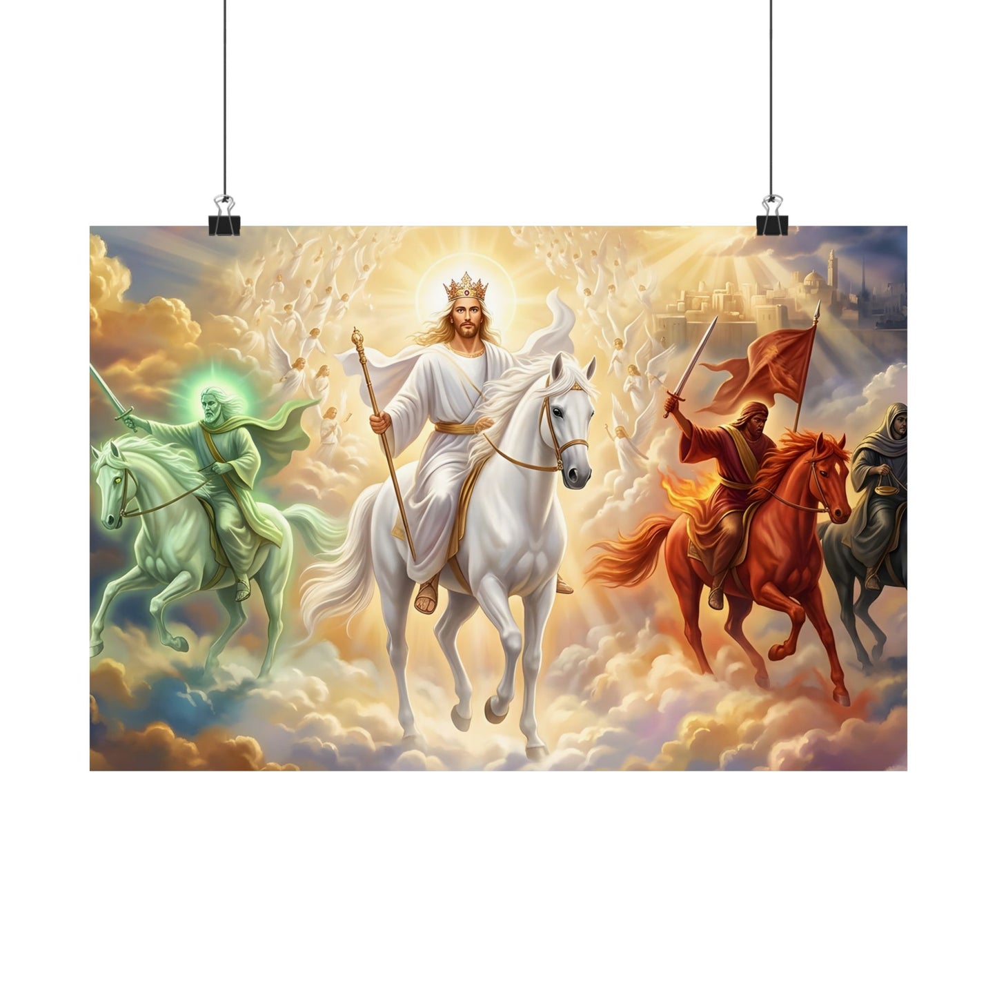 “Behold, A Pale Horse - The Four Horsemen” - Poster