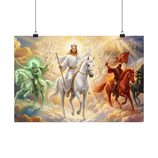 “Behold, A Pale Horse - The Four Horsemen” - Poster