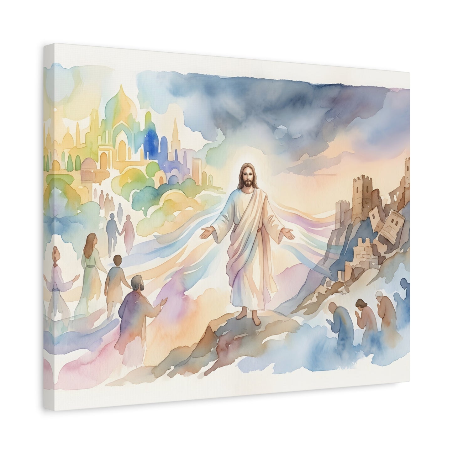 “Pride's Downfall - Obadiah's Prophecy” - Canvas Art