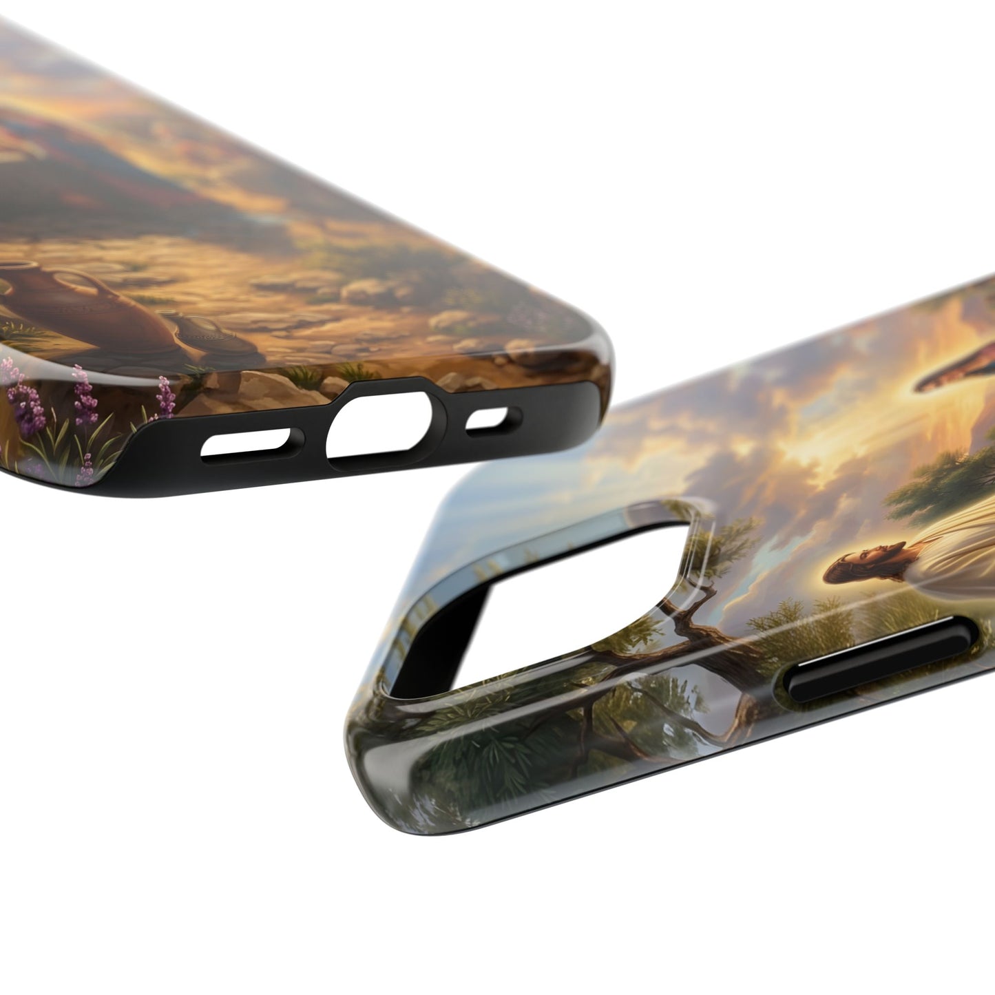“Providence Unveiled - Rebekah at the Well” - Phone Case