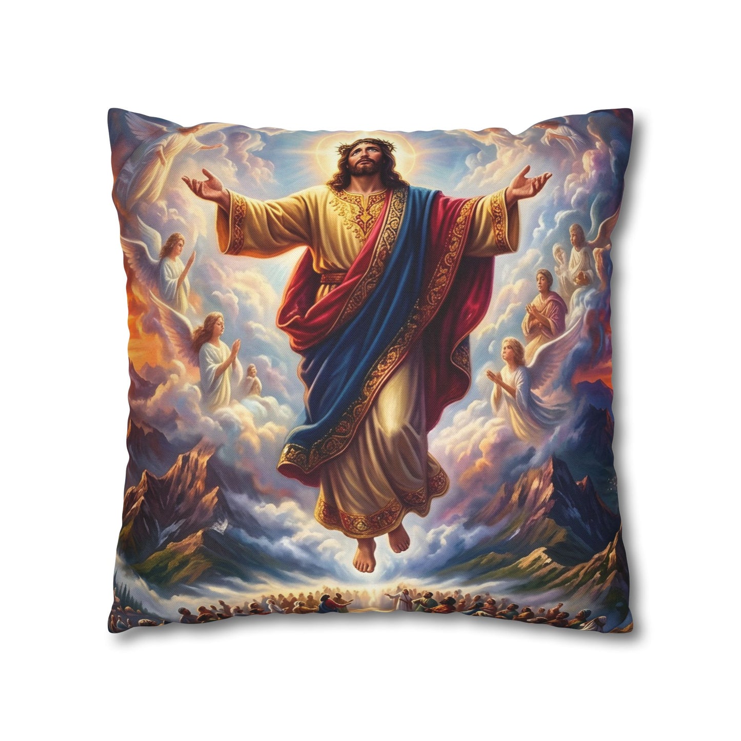 “From Sunrise to Sunset - God Enthroned Above All Nations” - Pillowcase