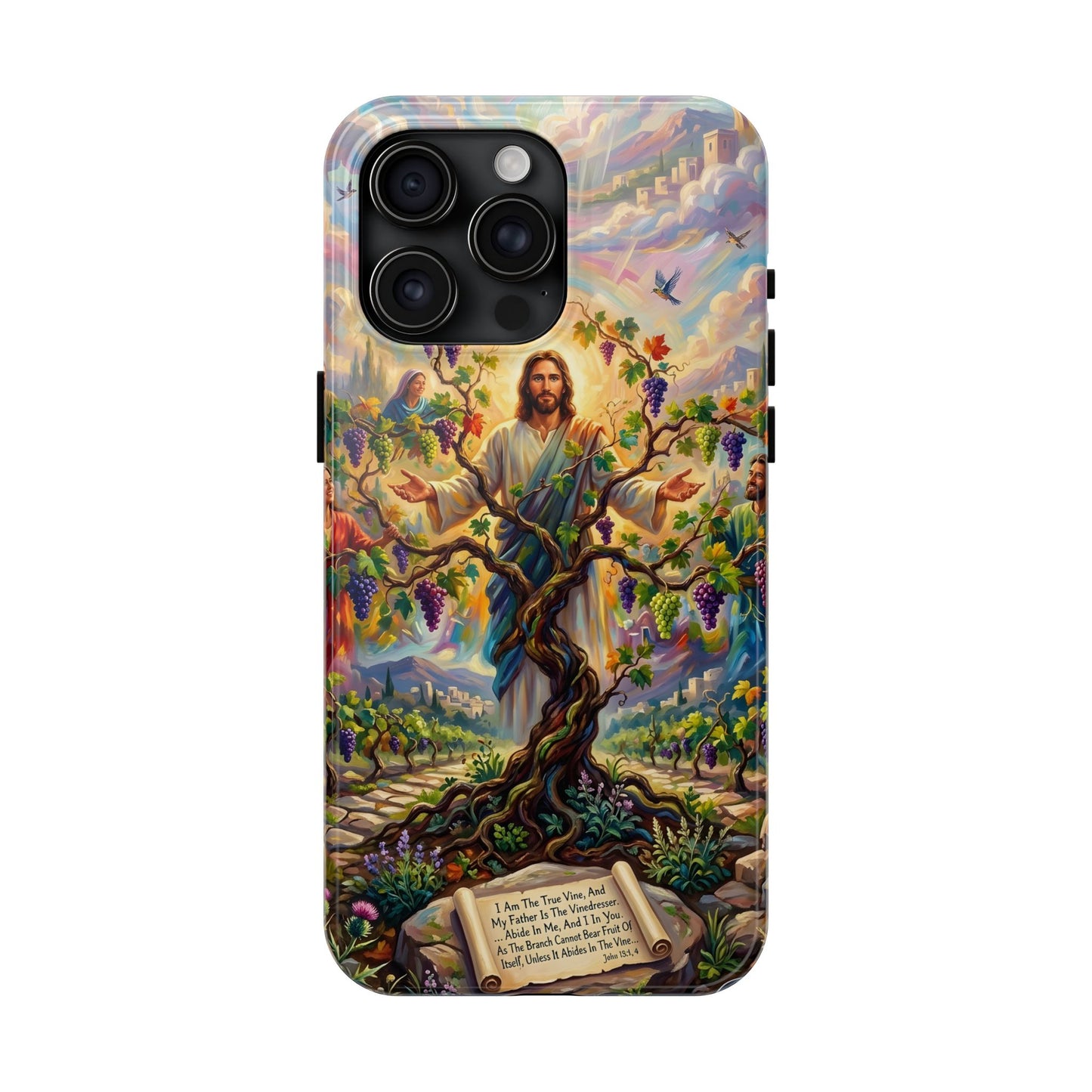 “I Am the True Vine - Abide in My Love” - Phone Case