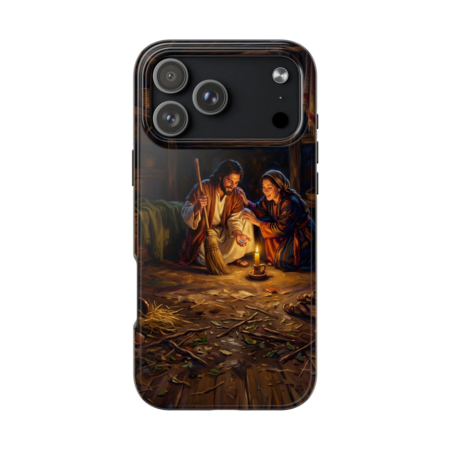“Lost and Found - The Sweeping Woman of Luke 15” - Phone Case