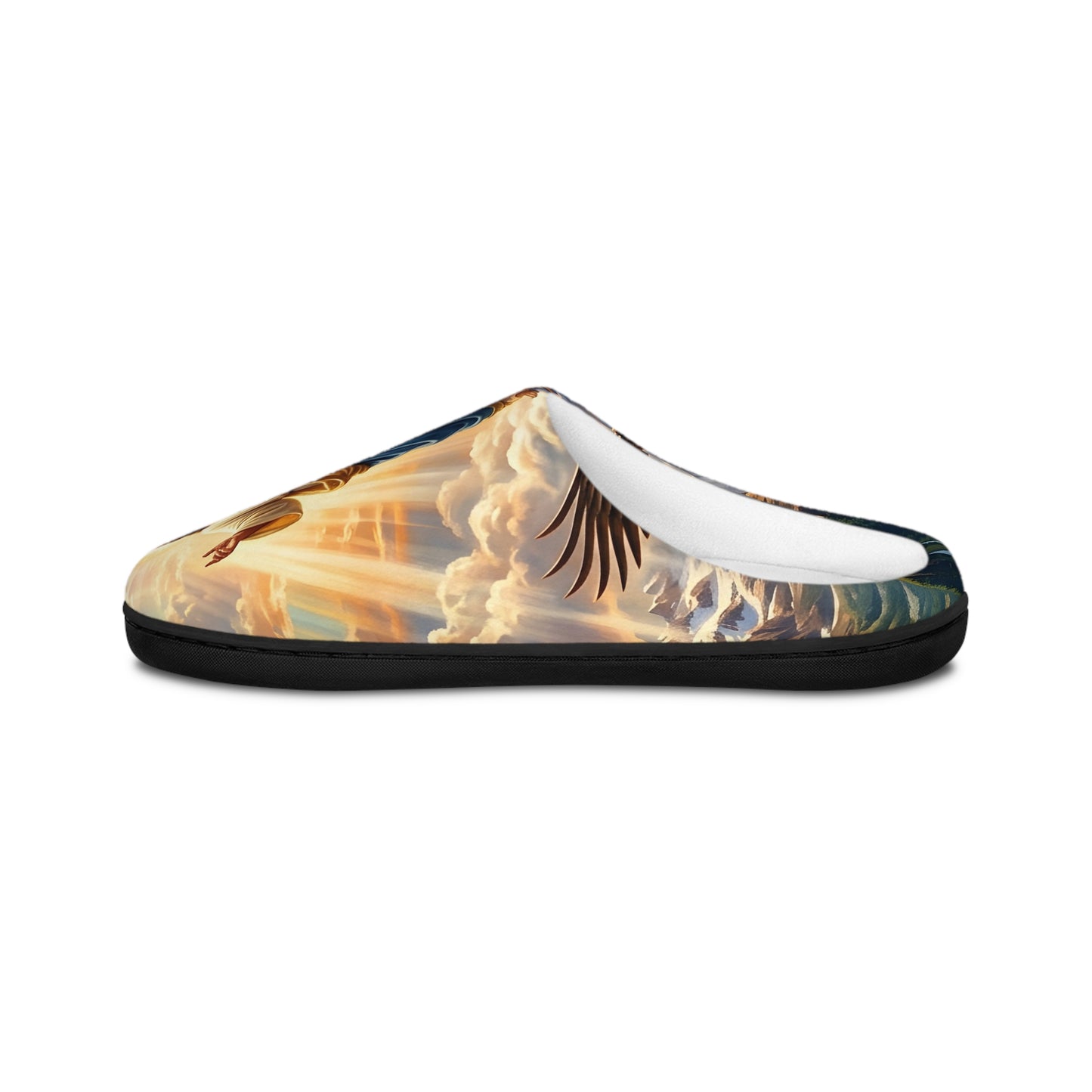 “Soaring Like Eagles - Hope in the Lord Over Mountains” - Indoor Slippers