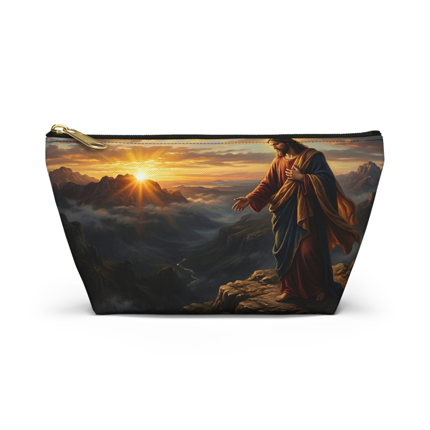 “Joy Comes in the Morning - Sunrise Over Dark Valley” - Accessory Pouch