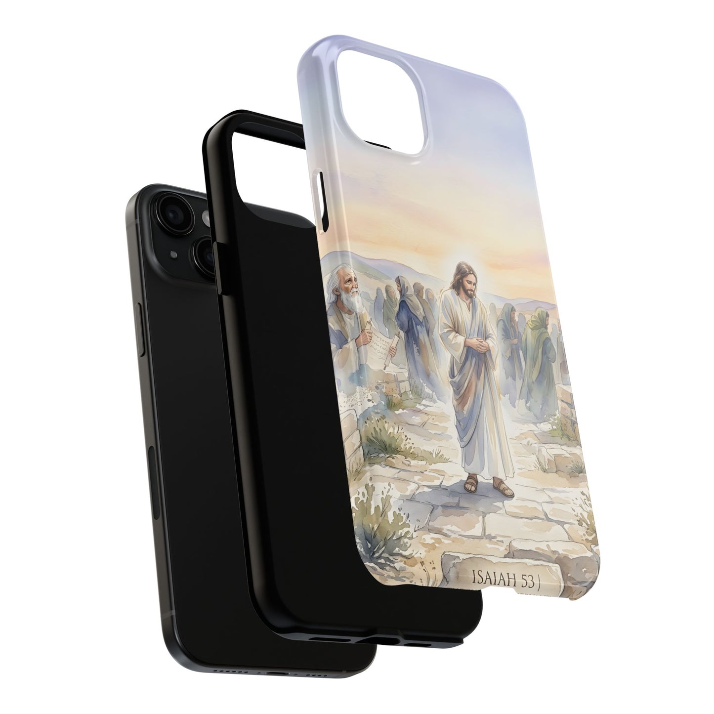 Isaiah prophesying the suffering servant - Phone Case