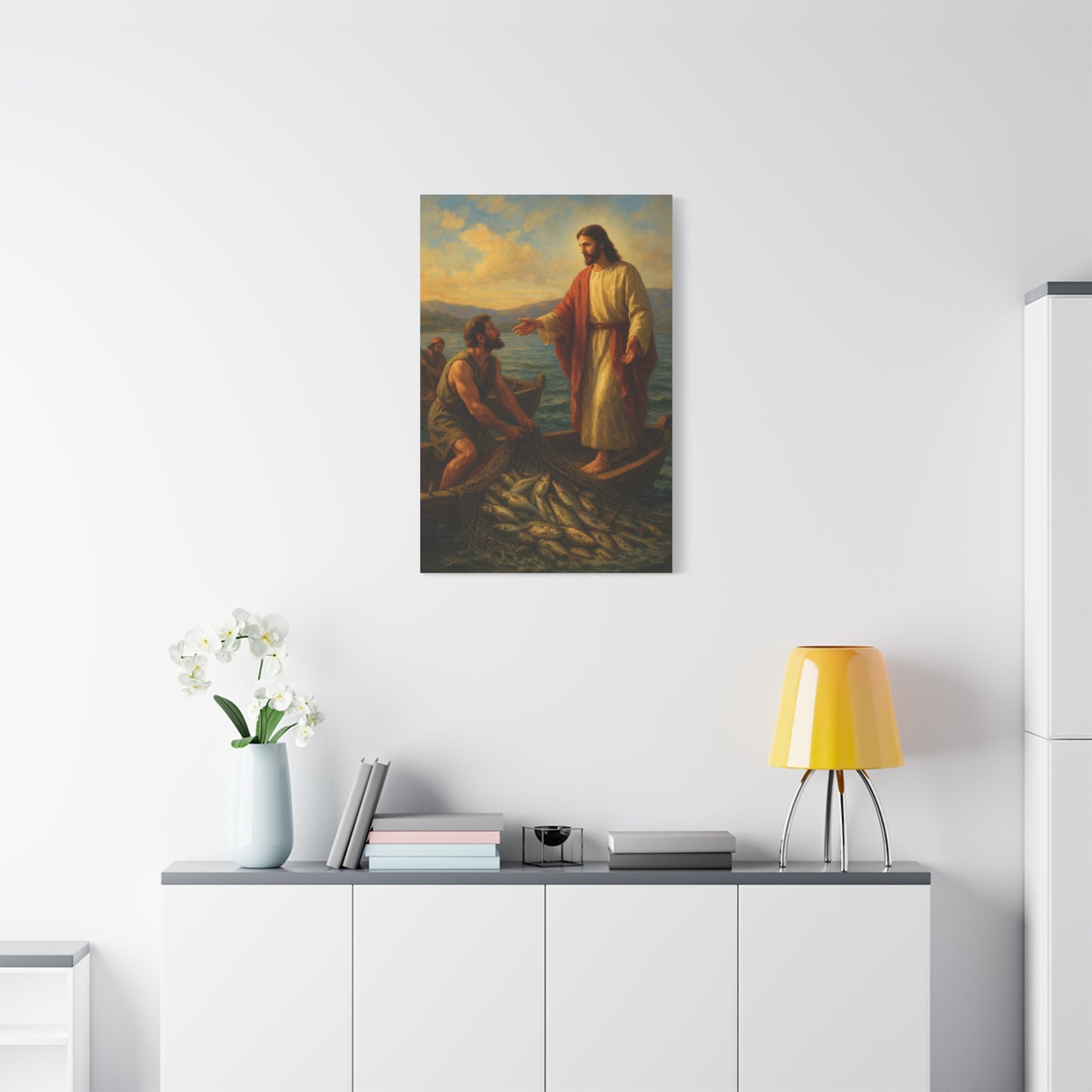 “The Miraculous Catch – Calling of the First Disciples” - Canvas Art