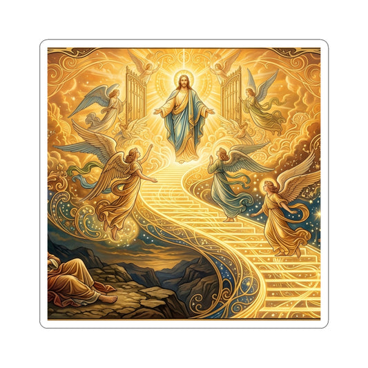 “Jacob's Ladder - Angels Ascending and Descending” - Sticker