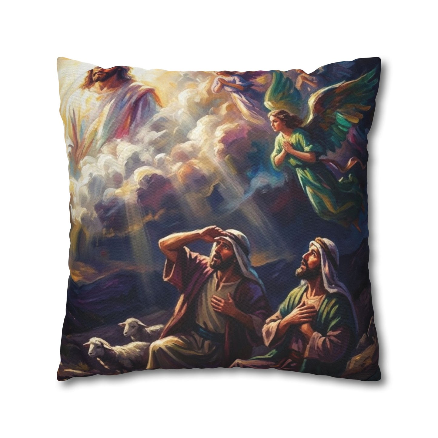 “Hark the Herald - Angels Announce the Savior” - Pillowcase