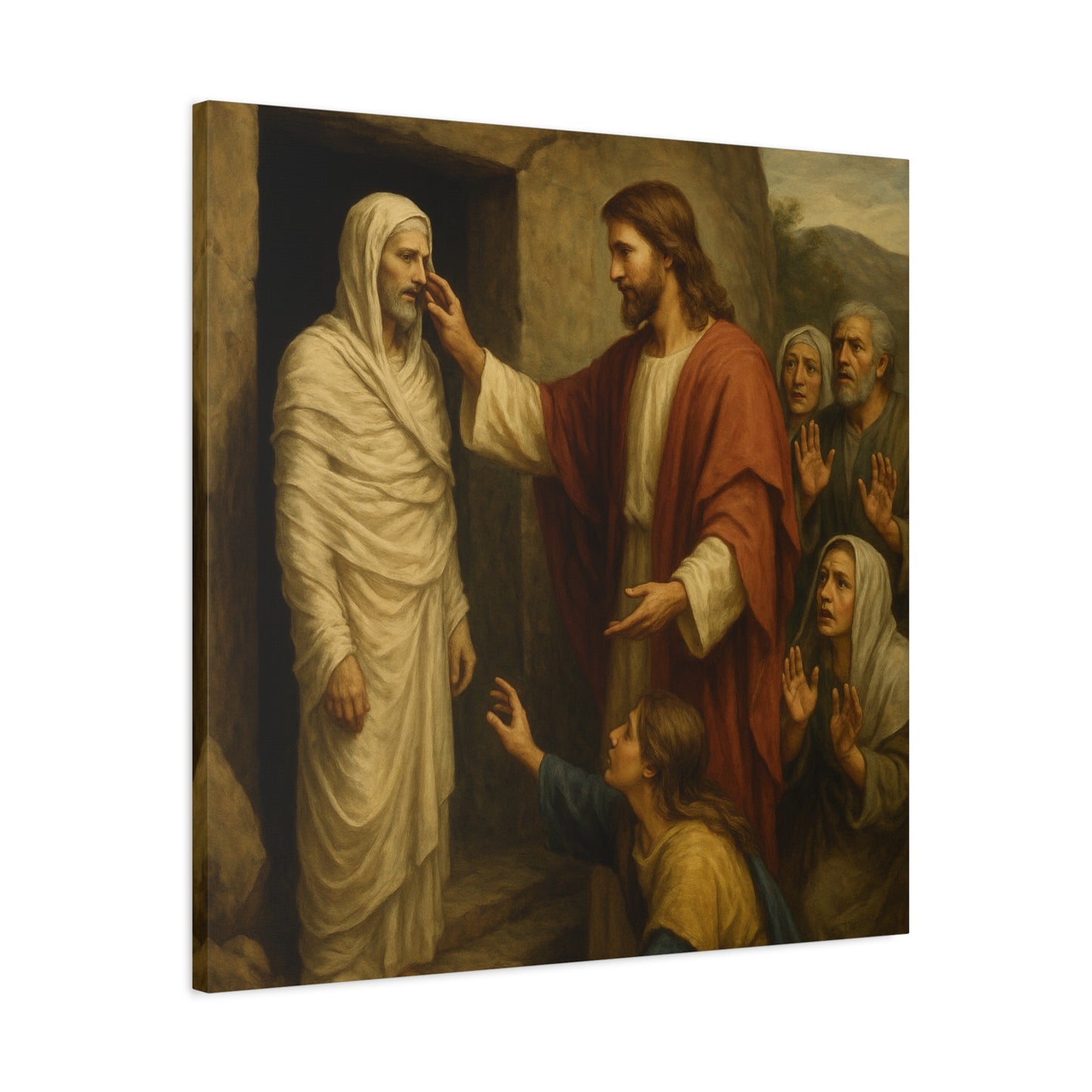 “Jesus Raises Lazarus from the Dead – John 11:1–46” - Canvas Art