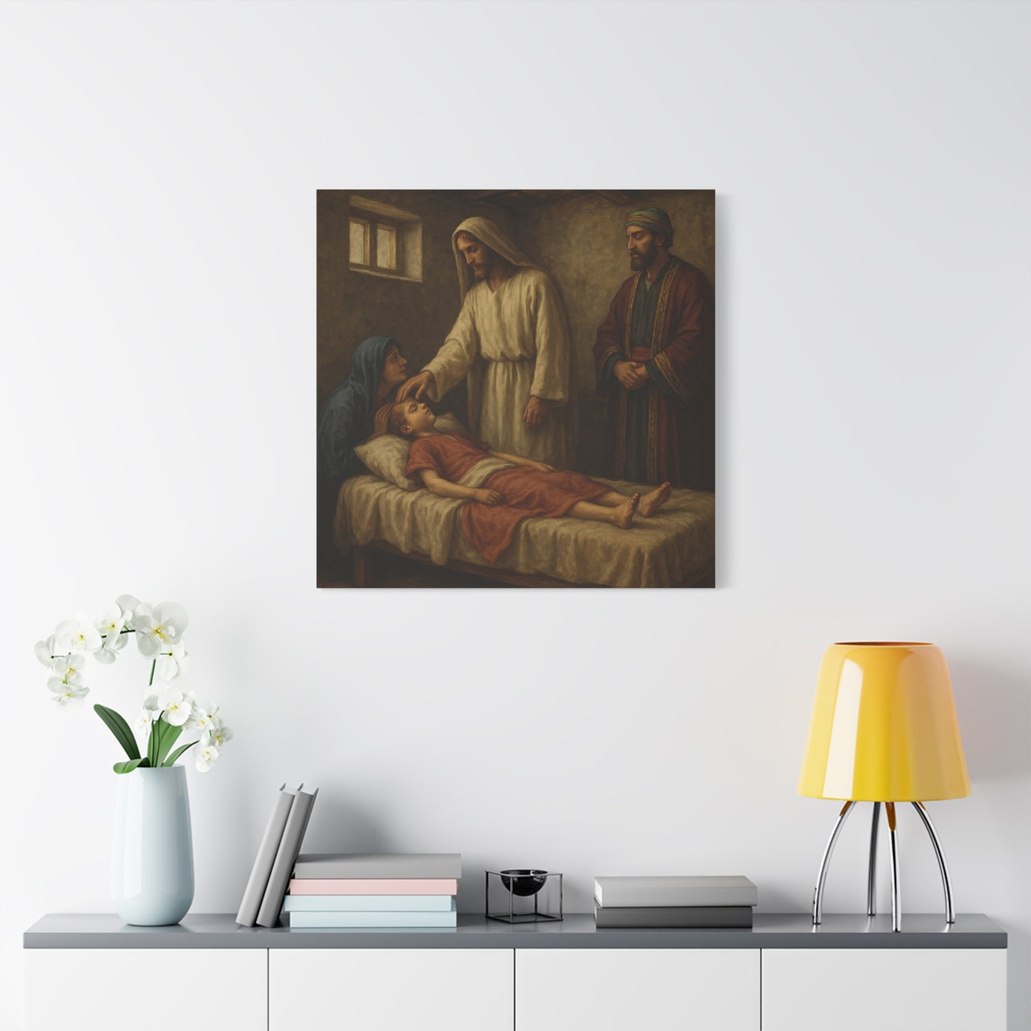 “The Healing Word – Jesus Restores the Nobleman’s Son” - Canvas Art