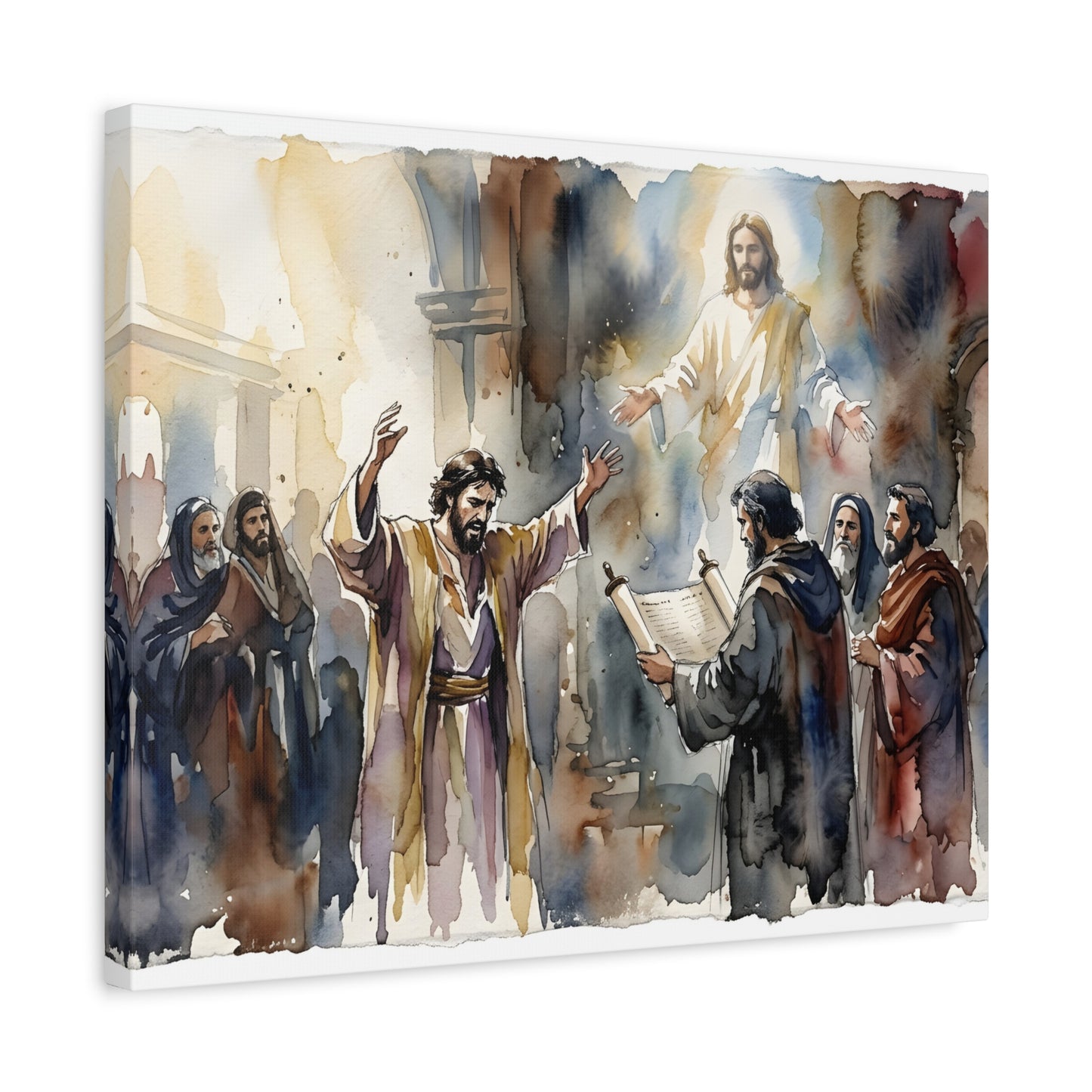 “Hearts Unveiled - Josiah's Repentance” - Canvas Art