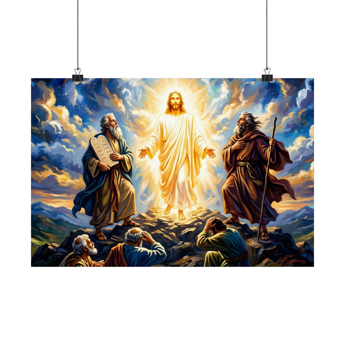 “Glorious Light - The Transfiguration of Jesus” - Poster
