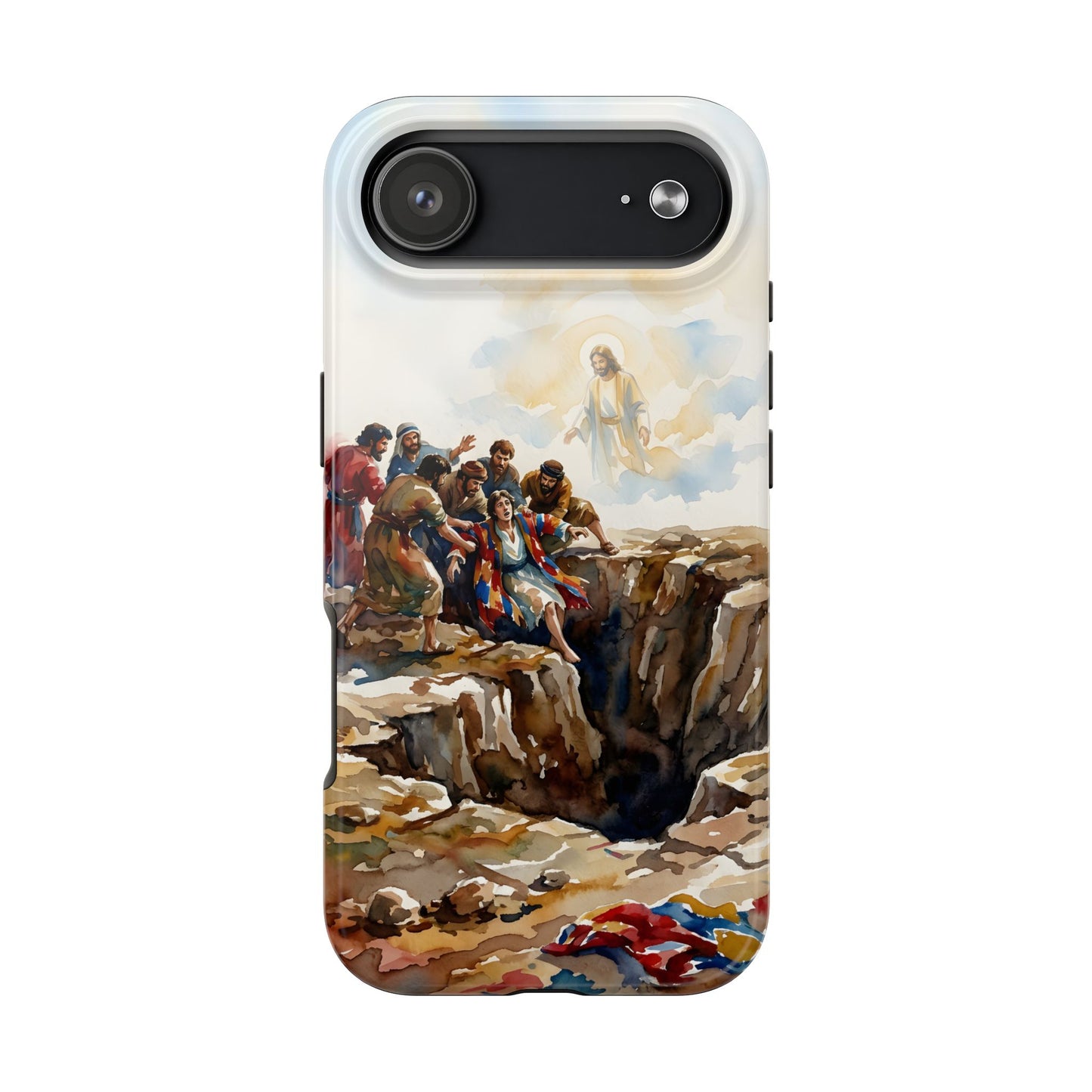 “Betrayal and Providence - Joseph in the Pit” - Phone Case