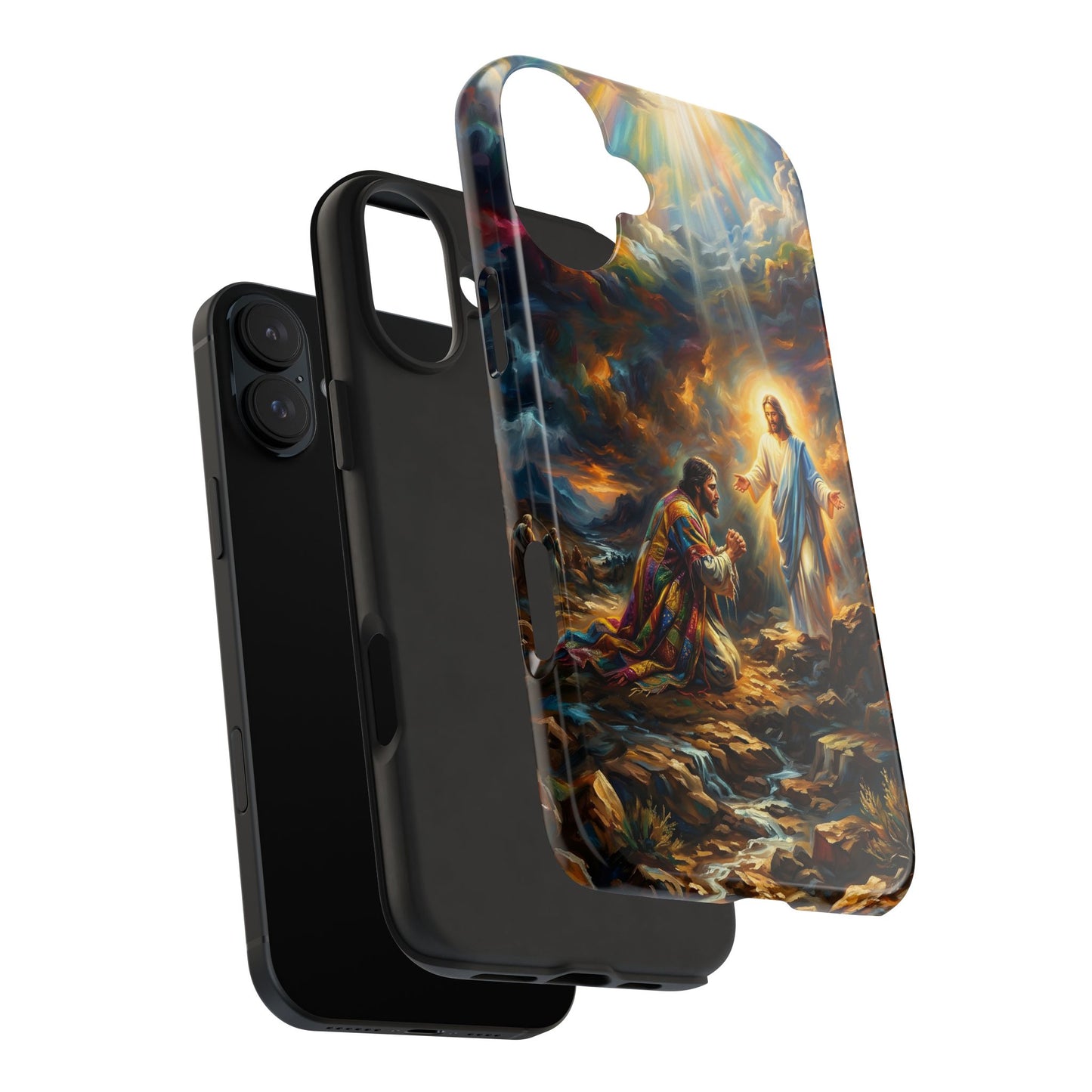 “Coat of Many Colors - Joseph's Enduring Faith” - Phone Case